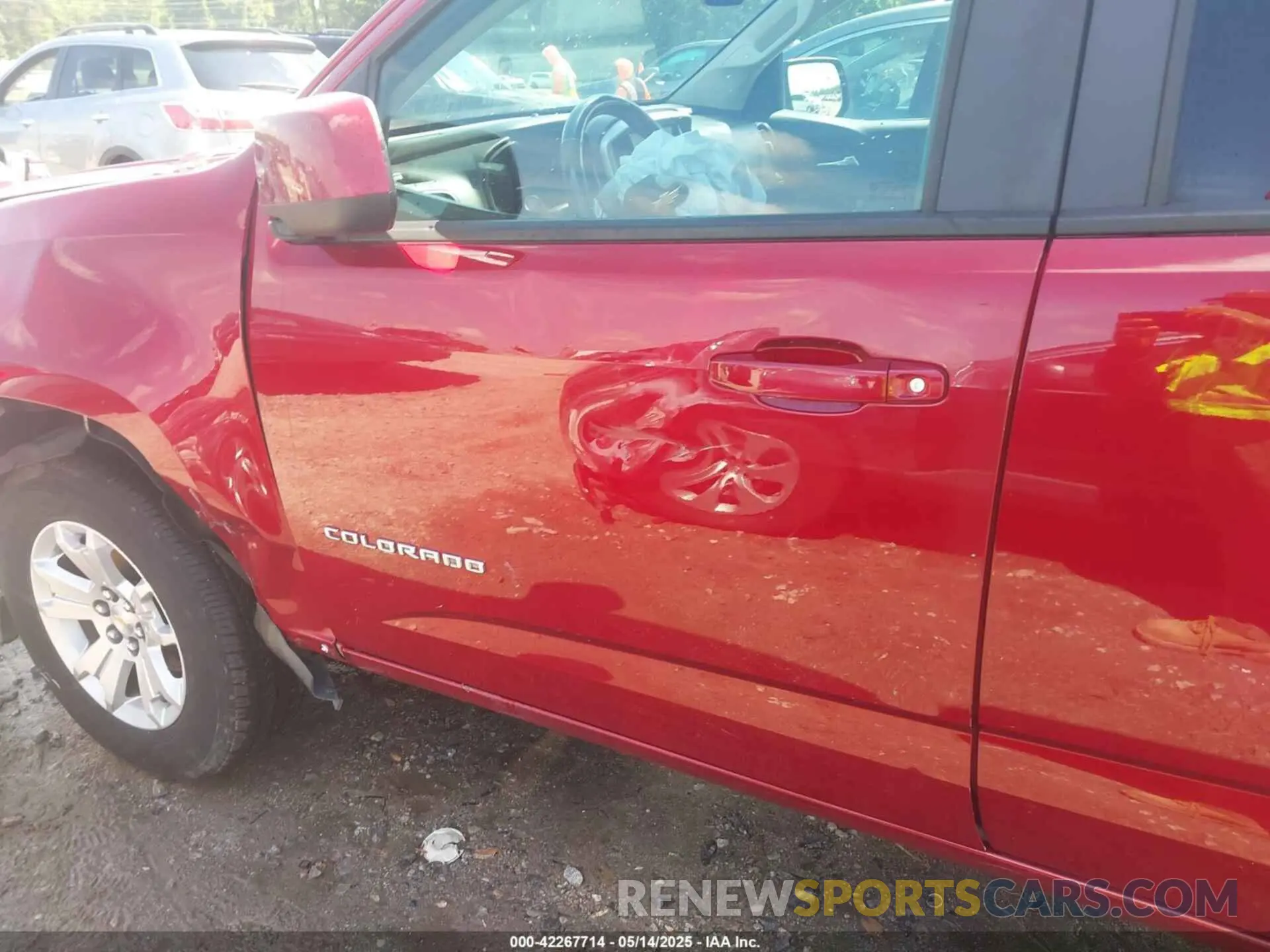18 fotografías del automóvil dañado 1GCGTCEN9M1132430 CHEVROLET COLORADO 2021