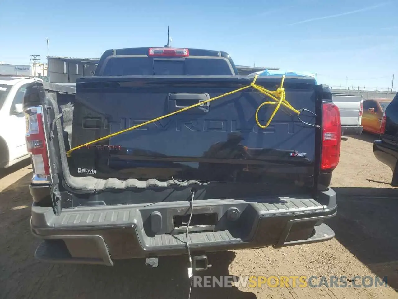 6 fotografías del automóvil dañado 1GCGTCENXM1271076 CHEVROLET COLORADO 2021