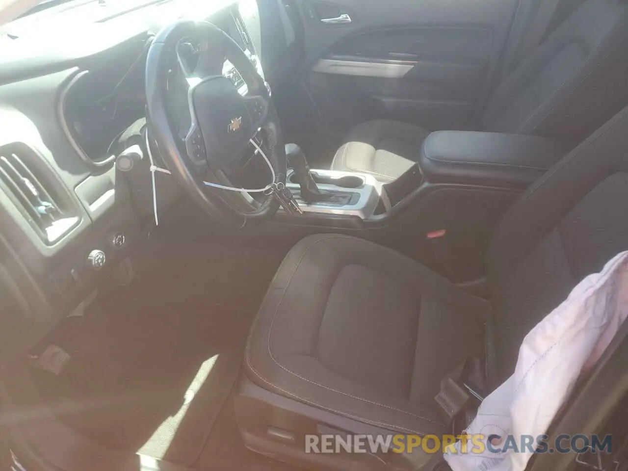 7 fotografías del automóvil dañado 1GCGTCENXM1271076 CHEVROLET COLORADO 2021