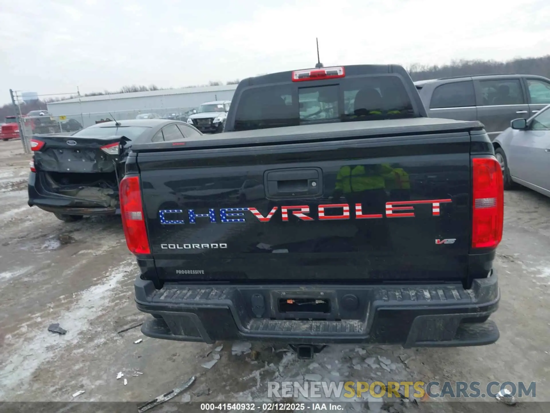 16 fotografías del automóvil dañado 1GCGTDEN0M1117014 CHEVROLET COLORADO 2021