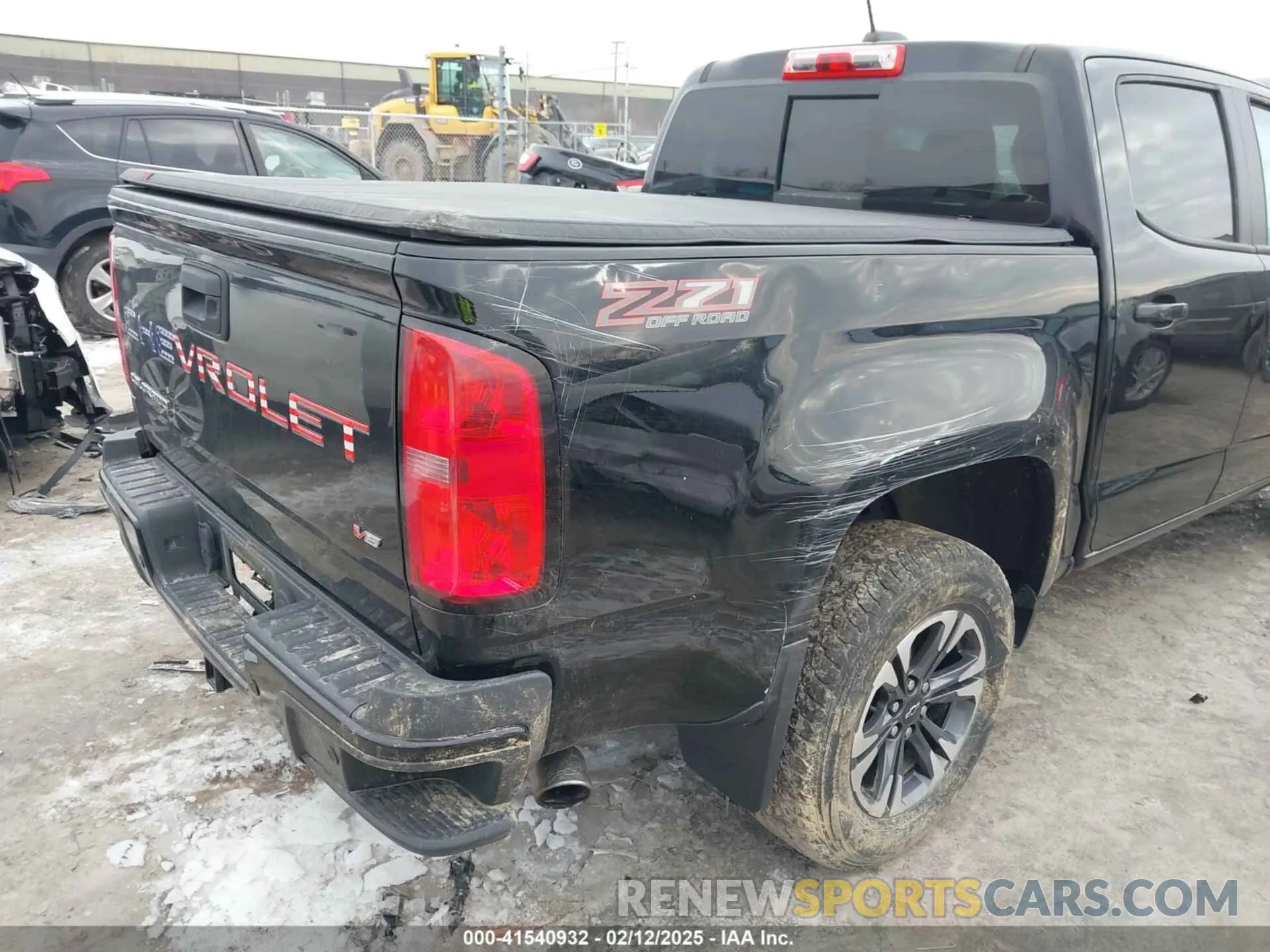 6 fotografías del automóvil dañado 1GCGTDEN0M1117014 CHEVROLET COLORADO 2021