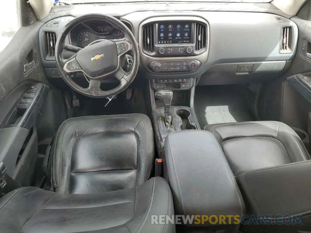 8 fotografías del automóvil dañado 1GCGTDEN2M1116950 CHEVROLET COLORADO 2021