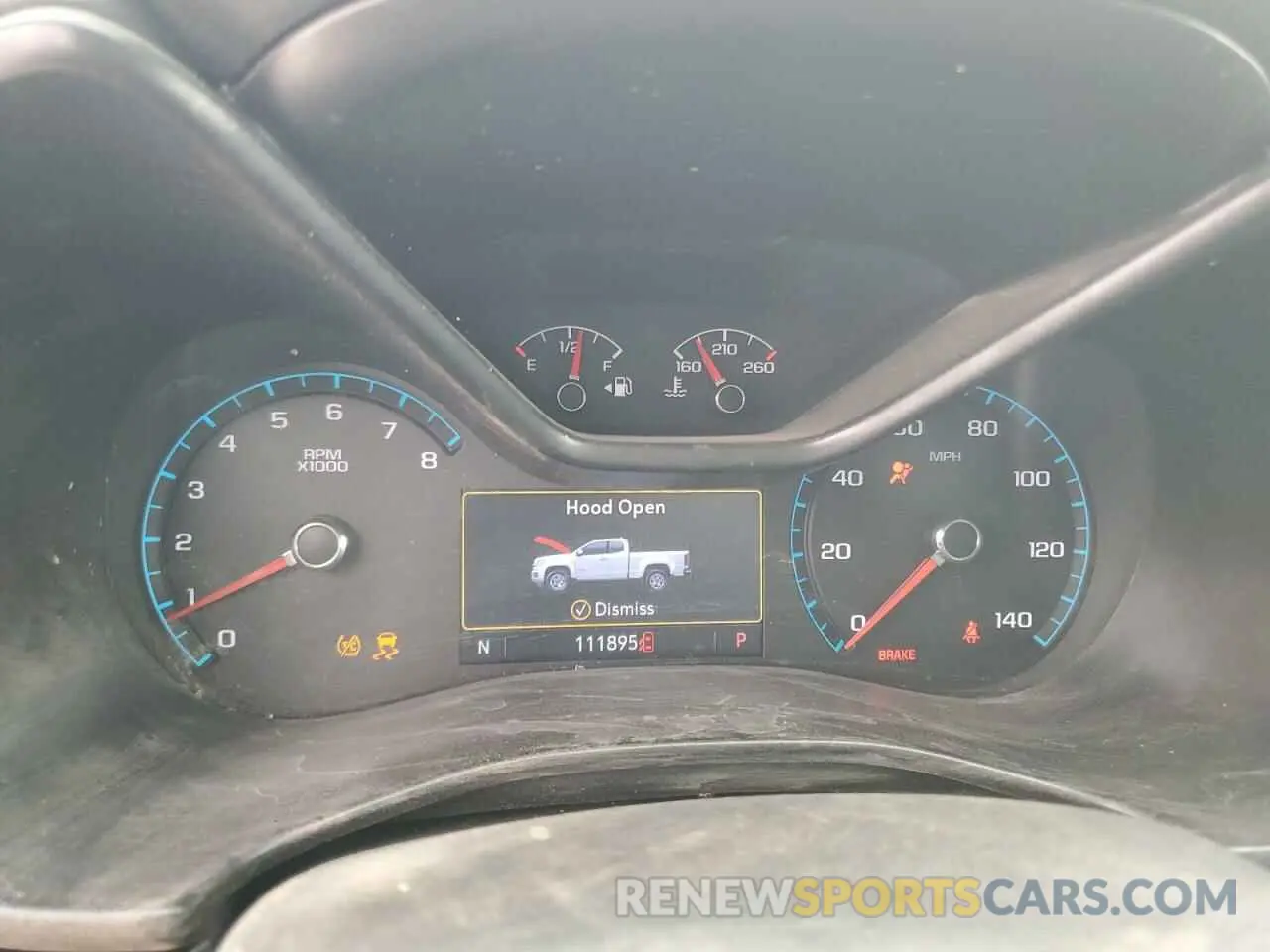 9 fotografías del automóvil dañado 1GCGTDEN2M1116950 CHEVROLET COLORADO 2021