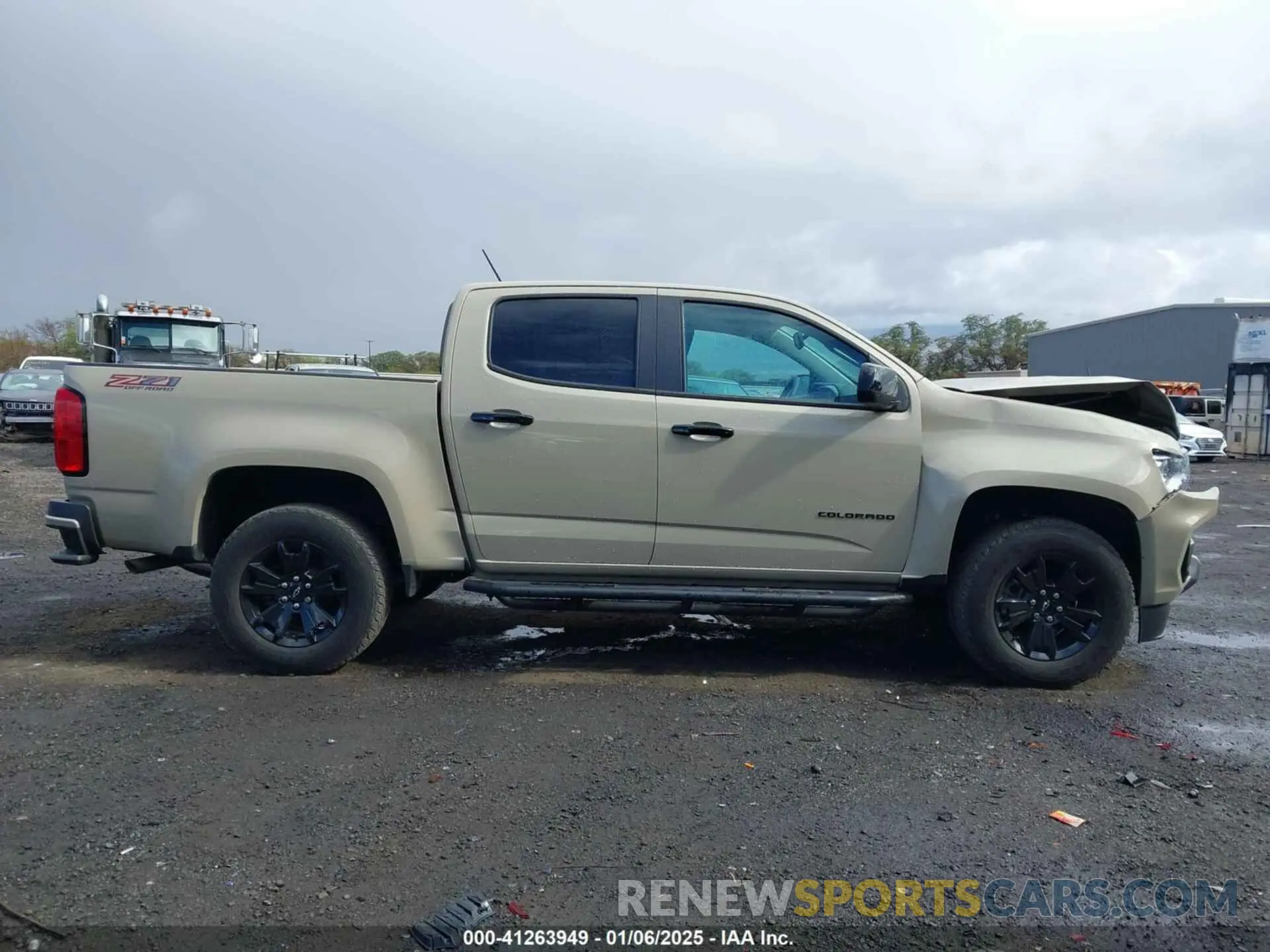 13 fotografías del automóvil dañado 1GCGTDEN3M1282541 CHEVROLET COLORADO 2021