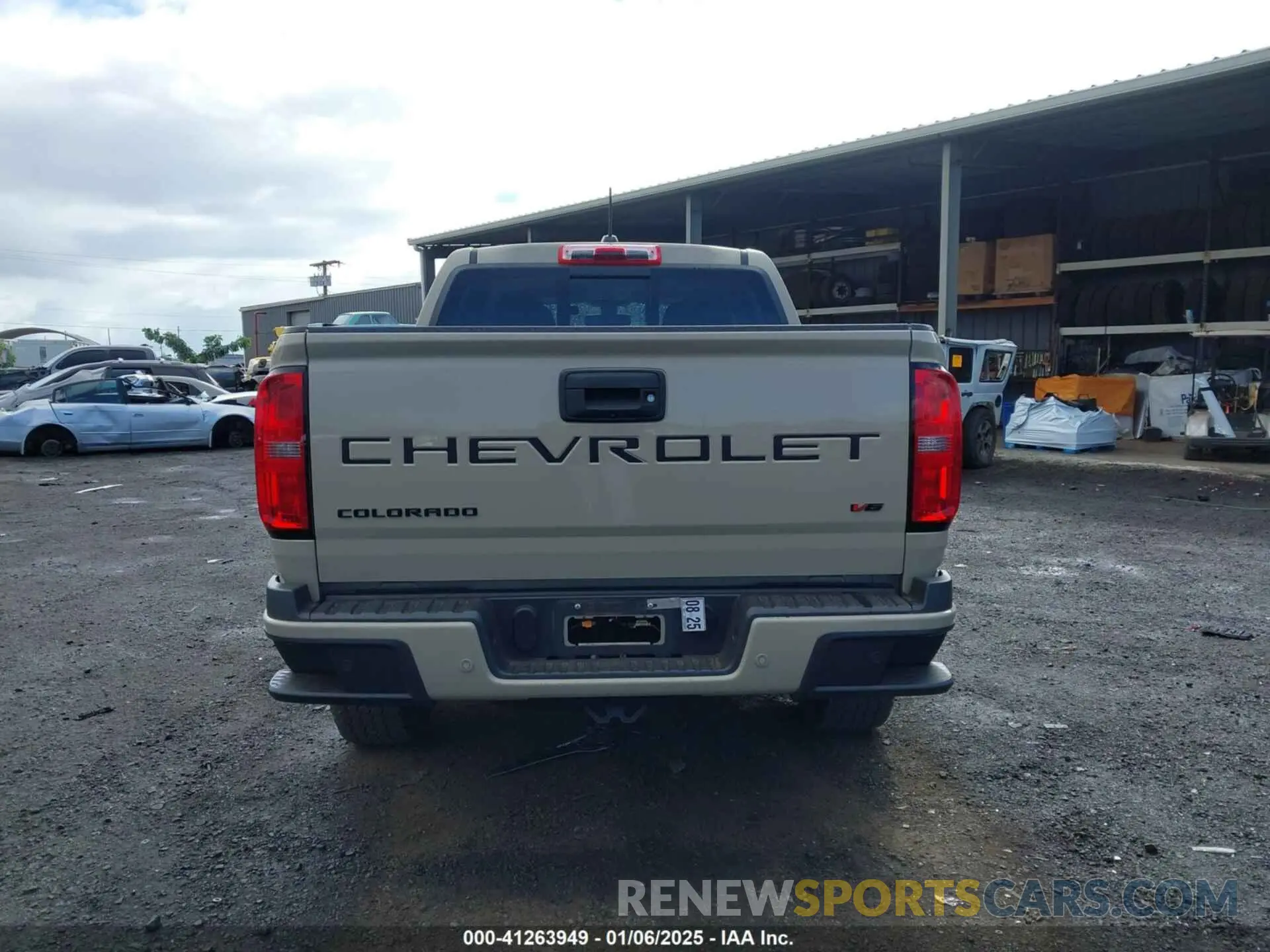 16 fotografías del automóvil dañado 1GCGTDEN3M1282541 CHEVROLET COLORADO 2021