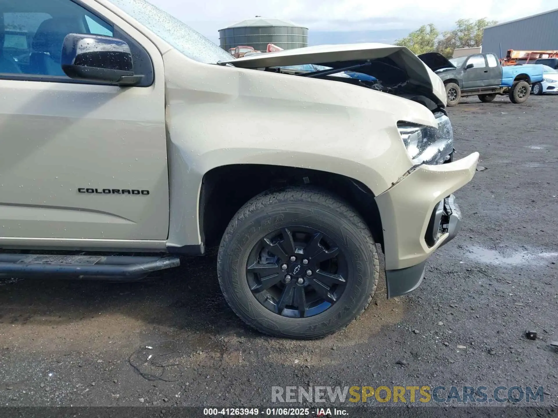 18 fotografías del automóvil dañado 1GCGTDEN3M1282541 CHEVROLET COLORADO 2021