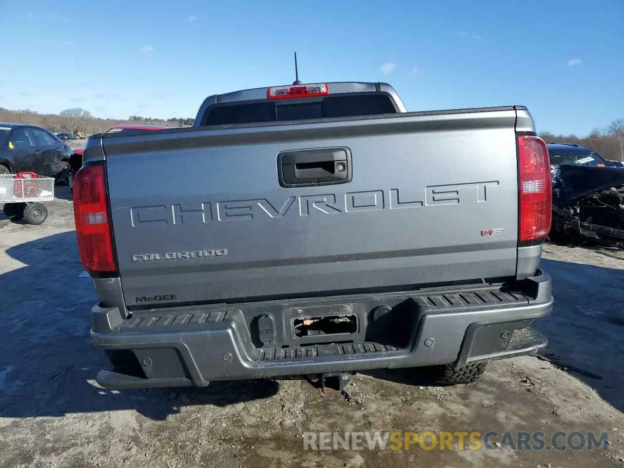 6 fotografías del automóvil dañado 1GCGTDEN4M1206486 CHEVROLET COLORADO 2021