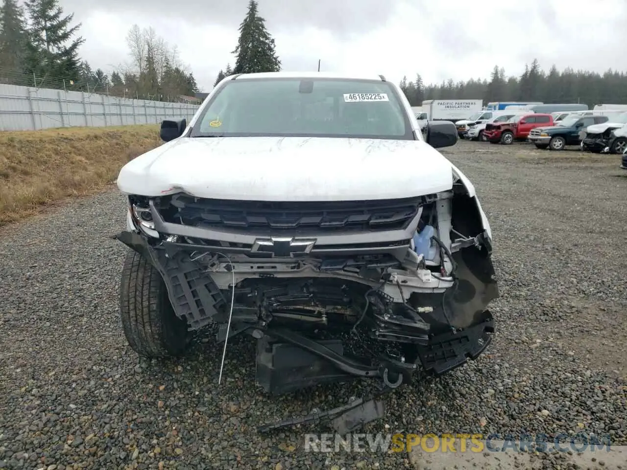 5 fotografías del automóvil dañado 1GCGTDEN5M1107059 CHEVROLET COLORADO 2021