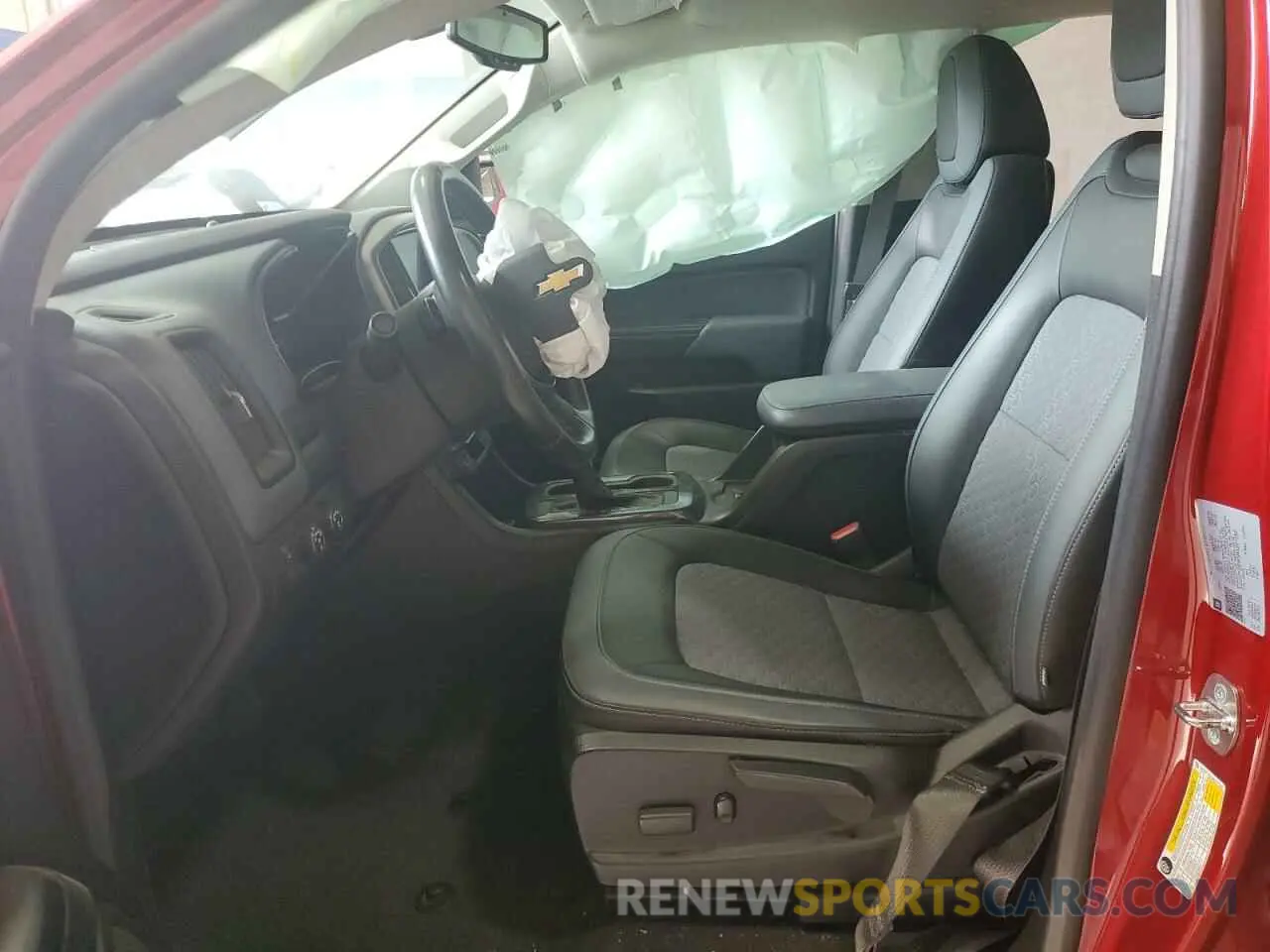 7 fotografías del automóvil dañado 1GCGTDEN5M1227587 CHEVROLET COLORADO 2021