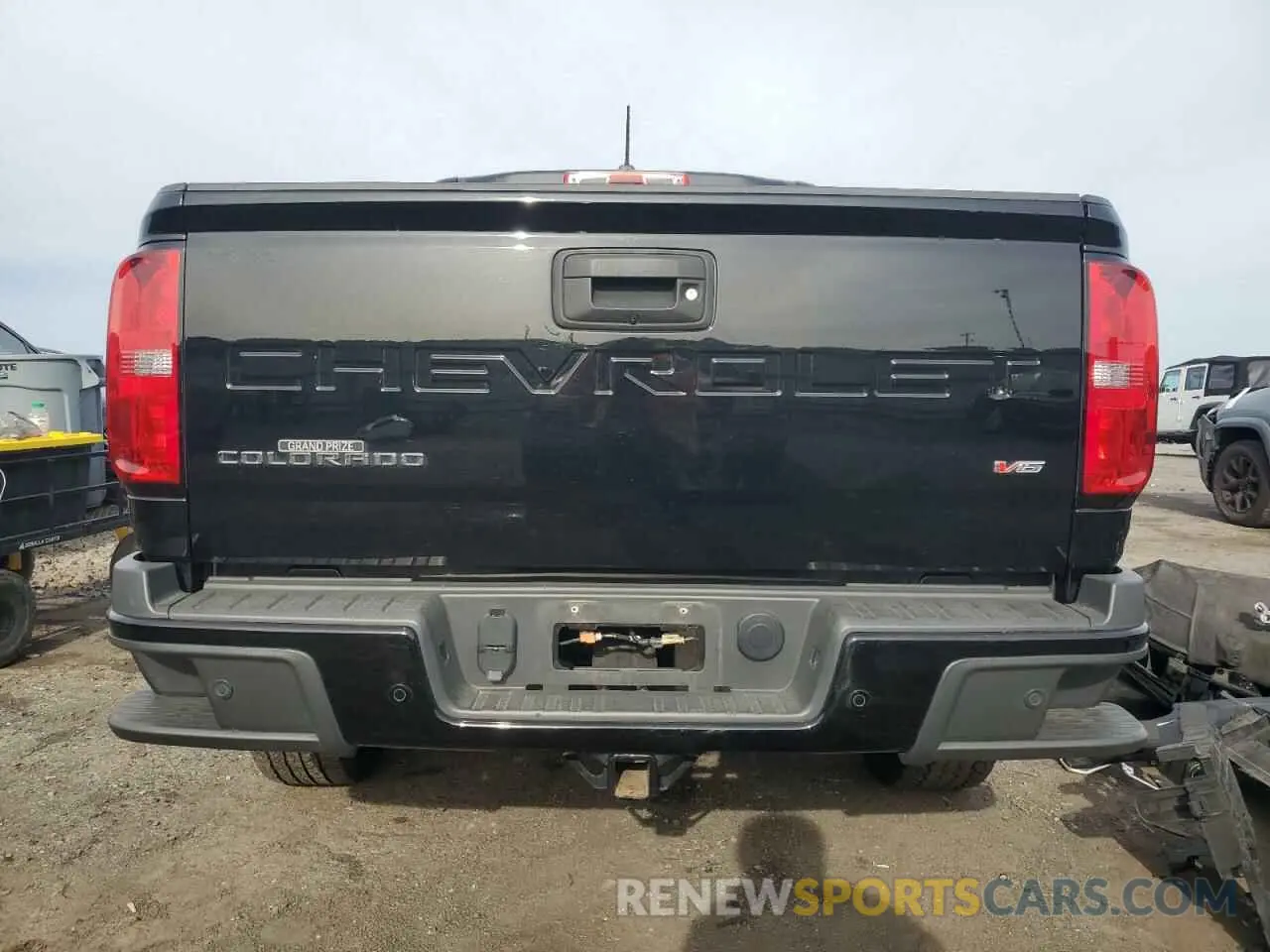 6 fotografías del automóvil dañado 1GCGTDEN7M1289699 CHEVROLET COLORADO 2021