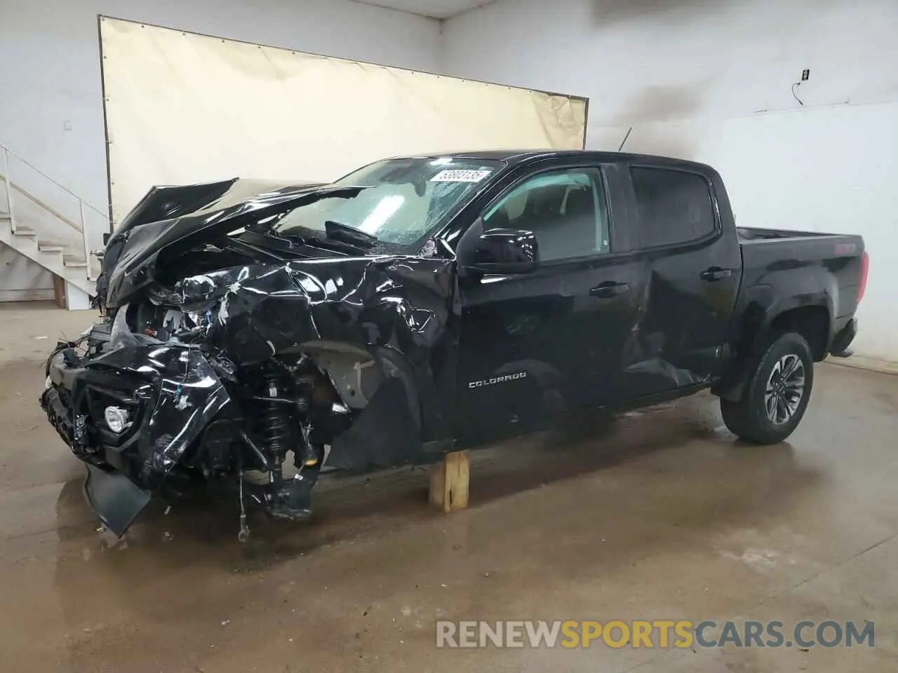 1 fotografías del automóvil dañado 1GCGTDEN8M1158037 CHEVROLET COLORADO 2021