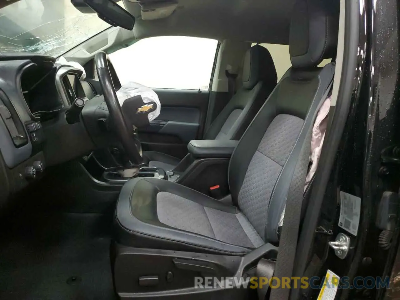 7 fotografías del automóvil dañado 1GCGTDEN8M1158037 CHEVROLET COLORADO 2021