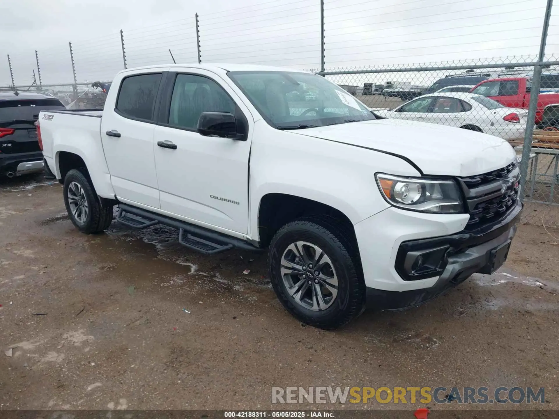 1 fotografías del automóvil dañado 1GCGTDEN9M1256767 CHEVROLET COLORADO 2021