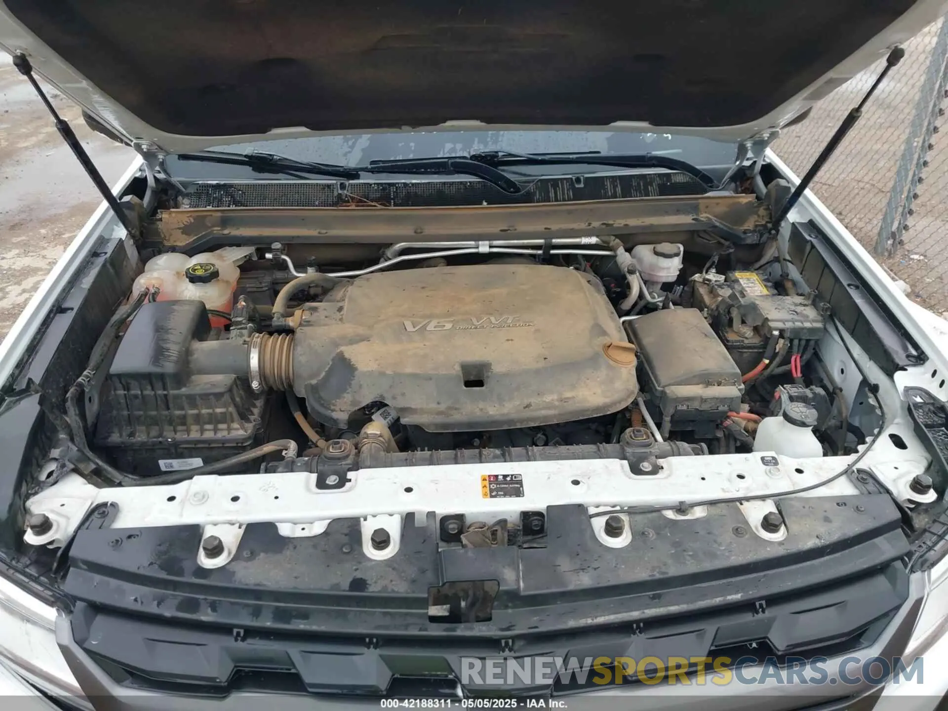 10 fotografías del automóvil dañado 1GCGTDEN9M1256767 CHEVROLET COLORADO 2021