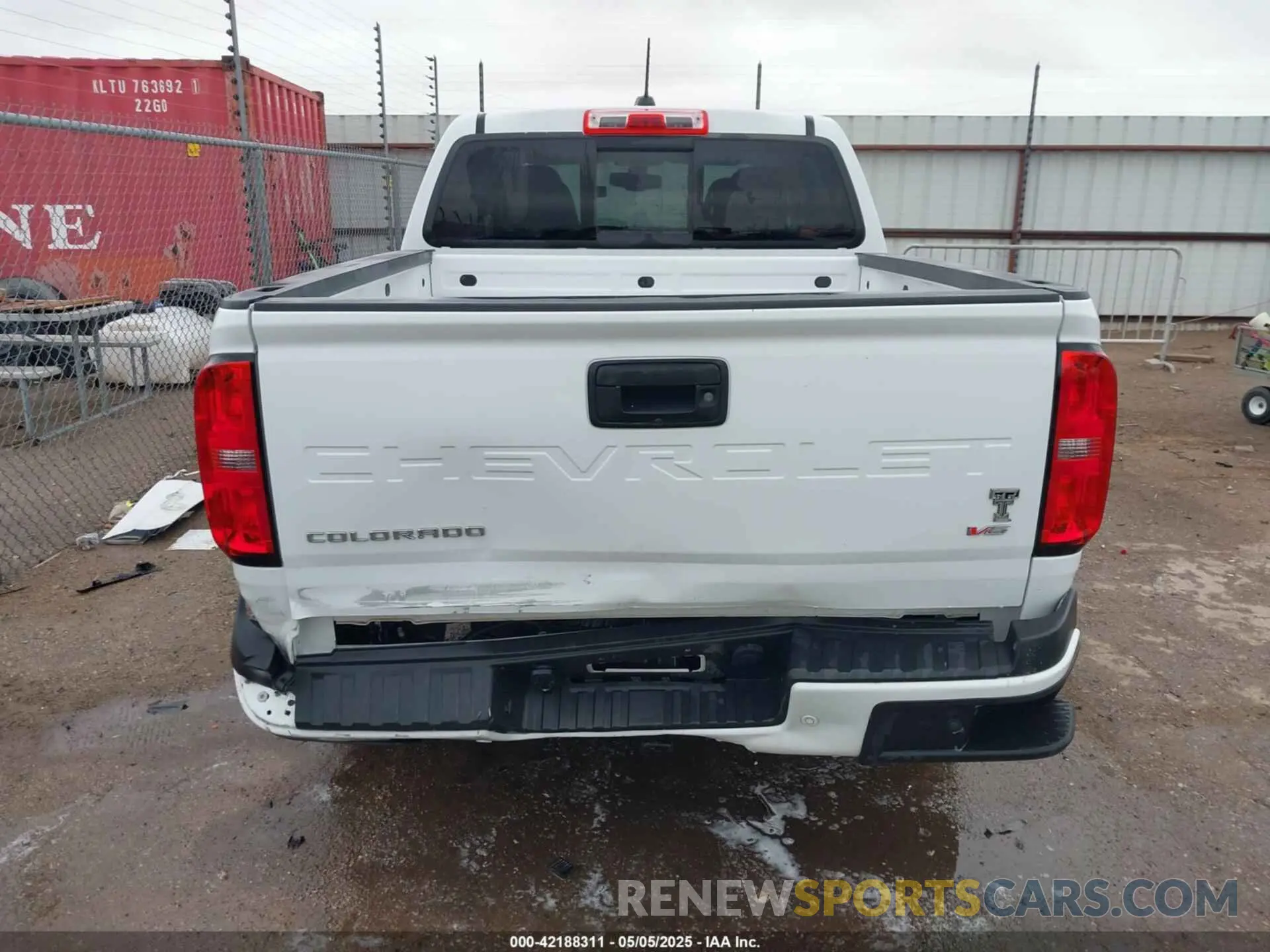 16 fotografías del automóvil dañado 1GCGTDEN9M1256767 CHEVROLET COLORADO 2021