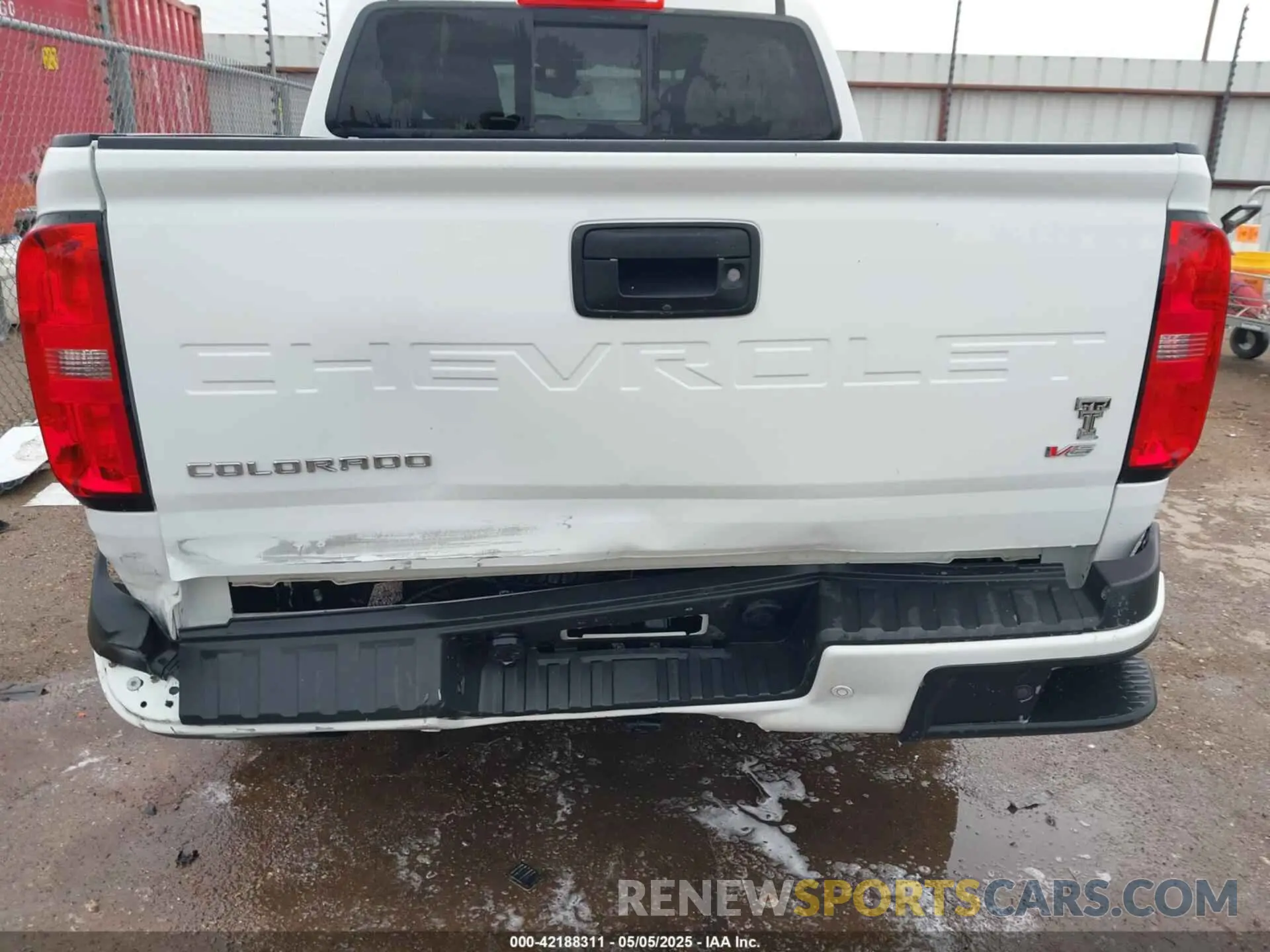 17 fotografías del automóvil dañado 1GCGTDEN9M1256767 CHEVROLET COLORADO 2021