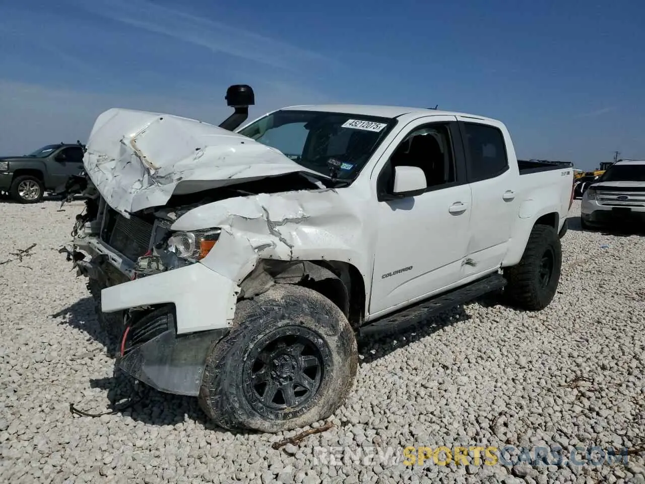 1 fotografías del automóvil dañado 1GCGTEEN0M1108190 CHEVROLET COLORADO 2021
