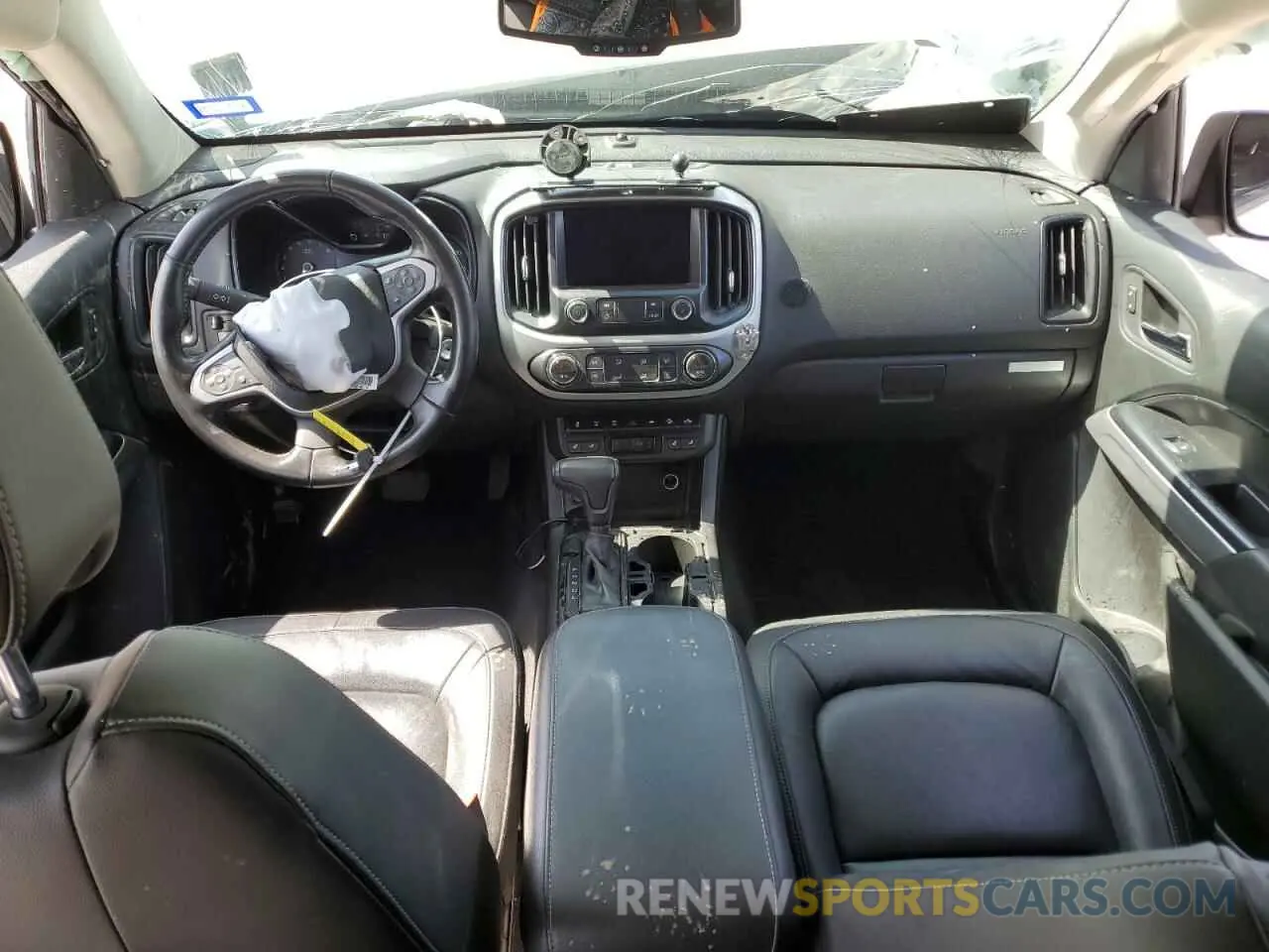 8 fotografías del automóvil dañado 1GCGTEEN0M1108190 CHEVROLET COLORADO 2021