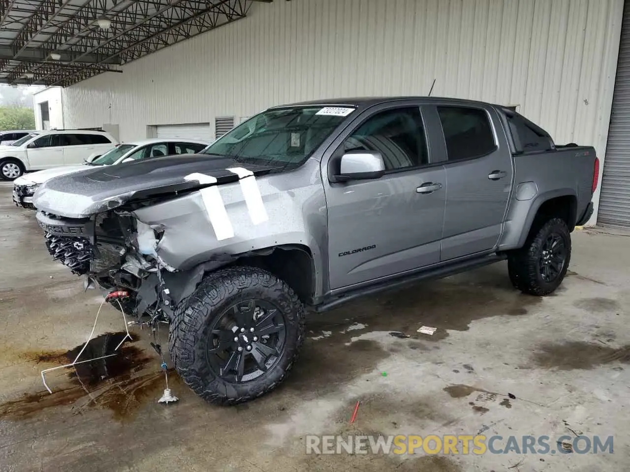1 fotografías del automóvil dañado 1GCGTEEN0M1251317 CHEVROLET COLORADO 2021