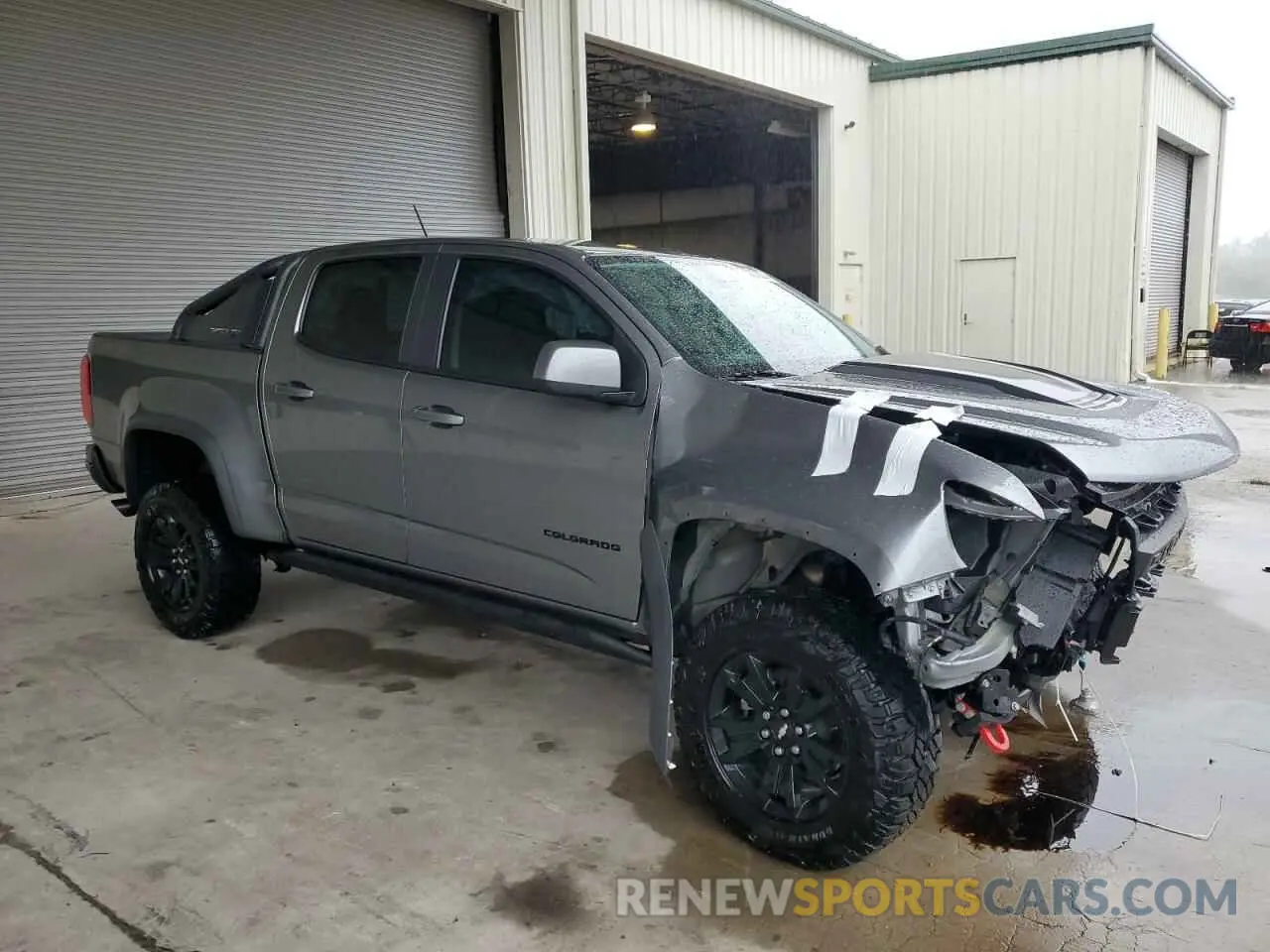 4 fotografías del automóvil dañado 1GCGTEEN0M1251317 CHEVROLET COLORADO 2021