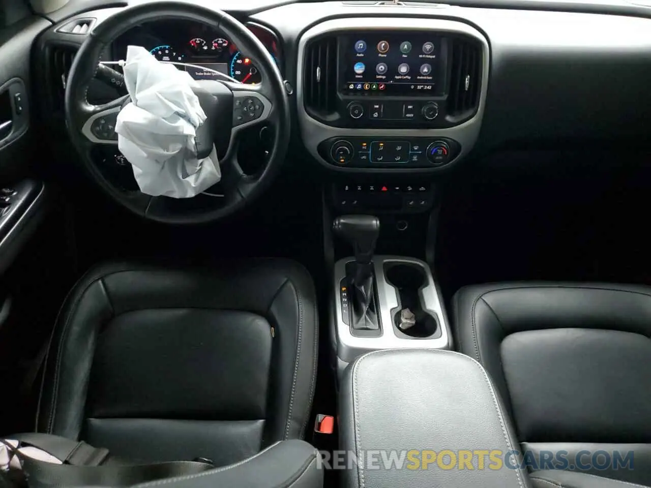 8 fotografías del automóvil dañado 1GCGTEEN0M1251317 CHEVROLET COLORADO 2021