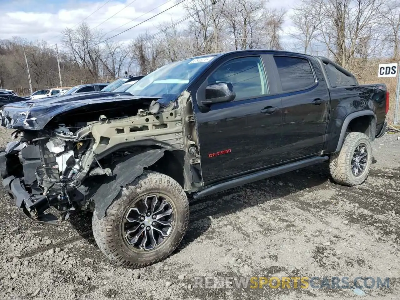 1 fotografías del automóvil dañado 1GCGTEEN5M1182222 CHEVROLET COLORADO 2021