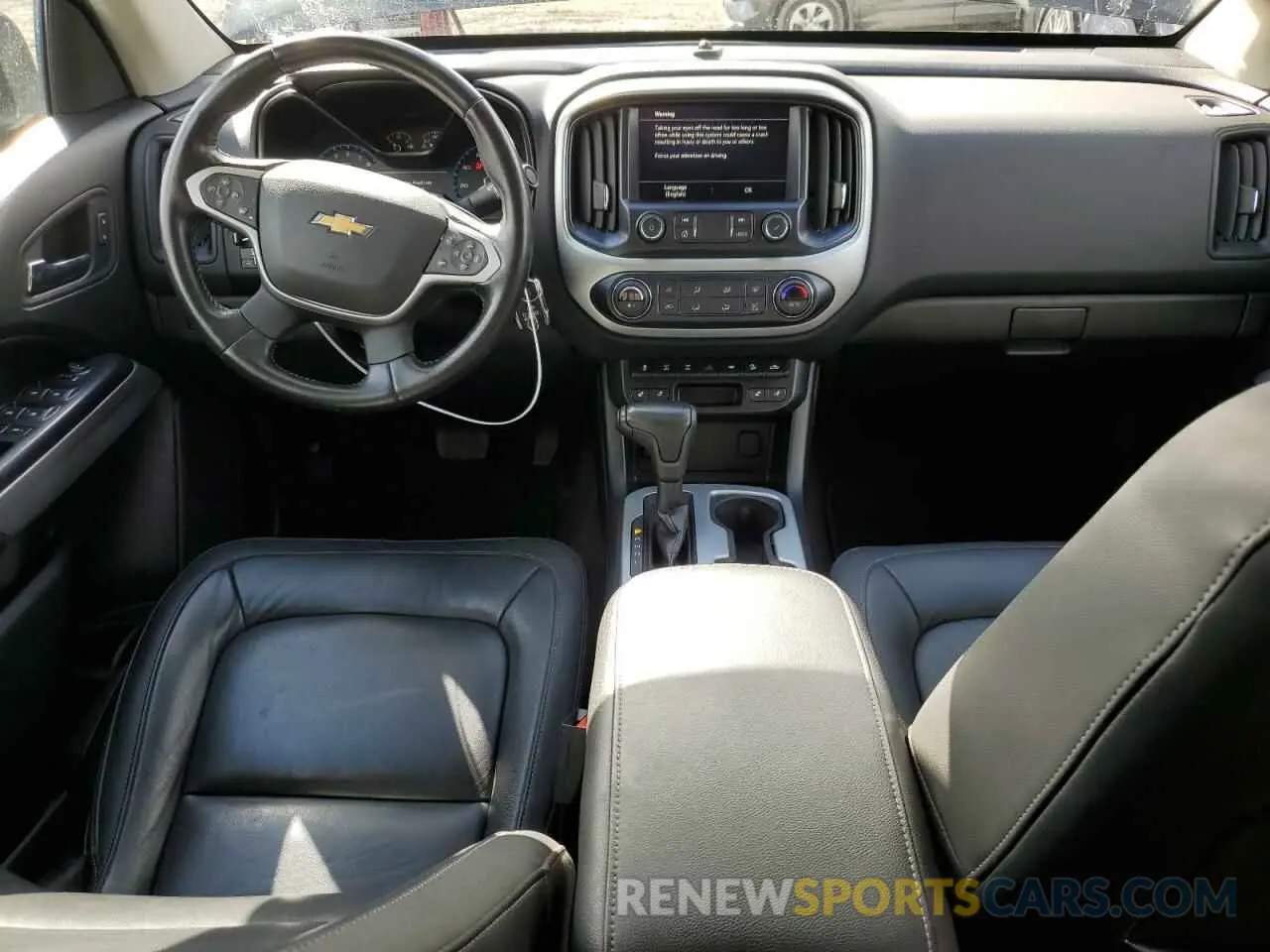 8 fotografías del automóvil dañado 1GCGTEEN5M1182222 CHEVROLET COLORADO 2021