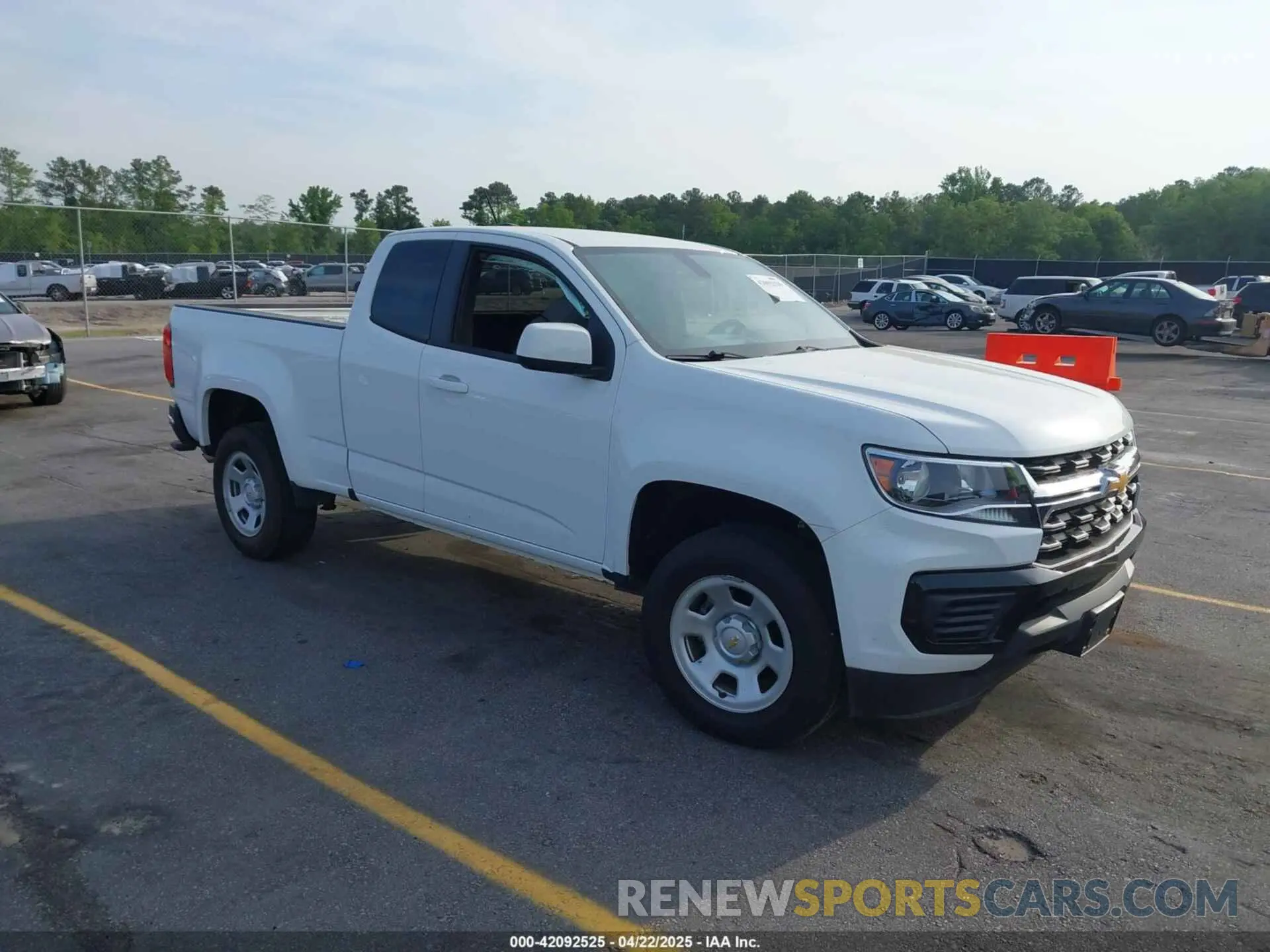 1 fotografías del automóvil dañado 1GCHSBEA0M1198797 CHEVROLET COLORADO 2021