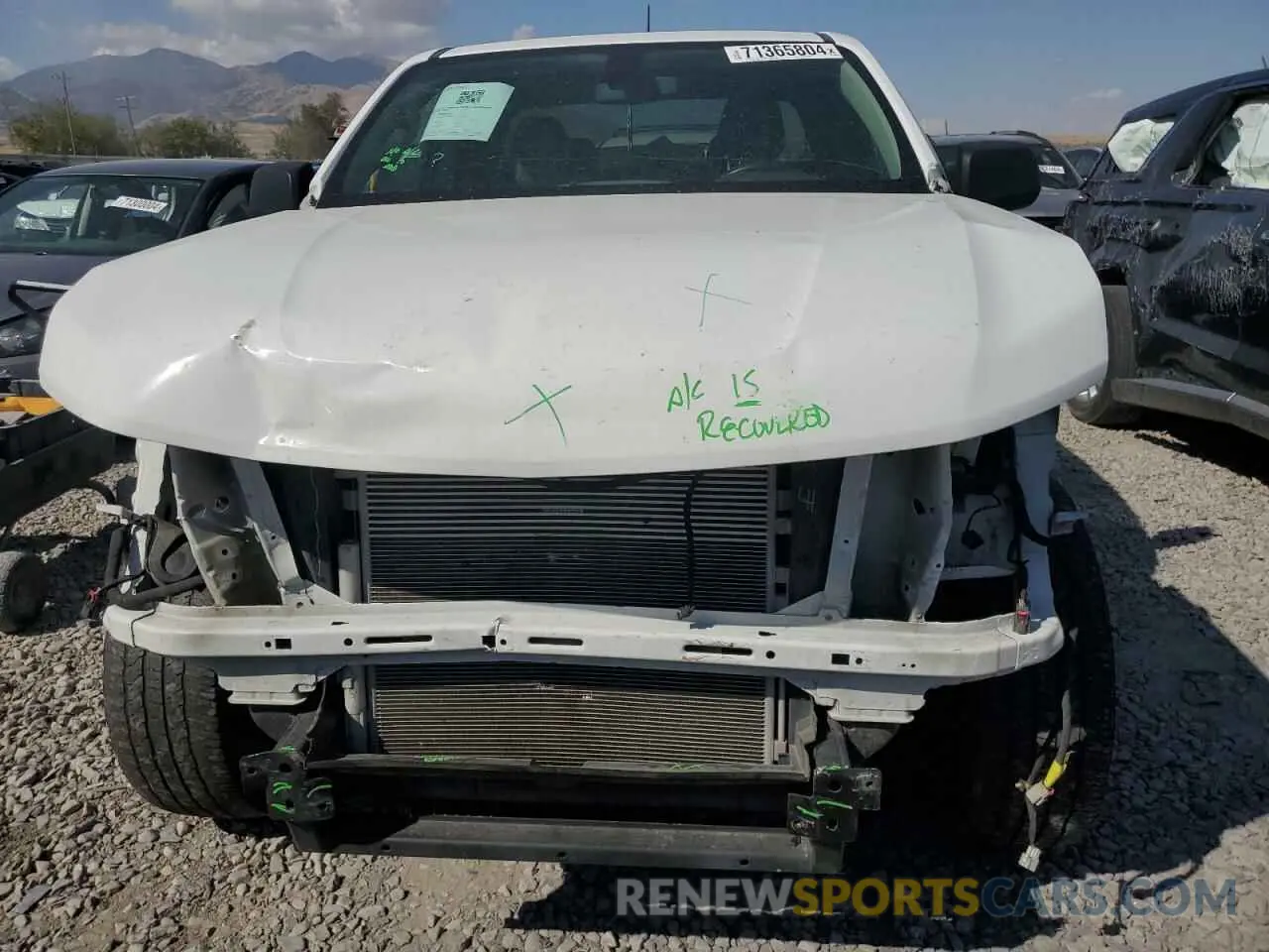 5 fotografías del automóvil dañado 1GCHSBEA0M1207692 CHEVROLET COLORADO 2021