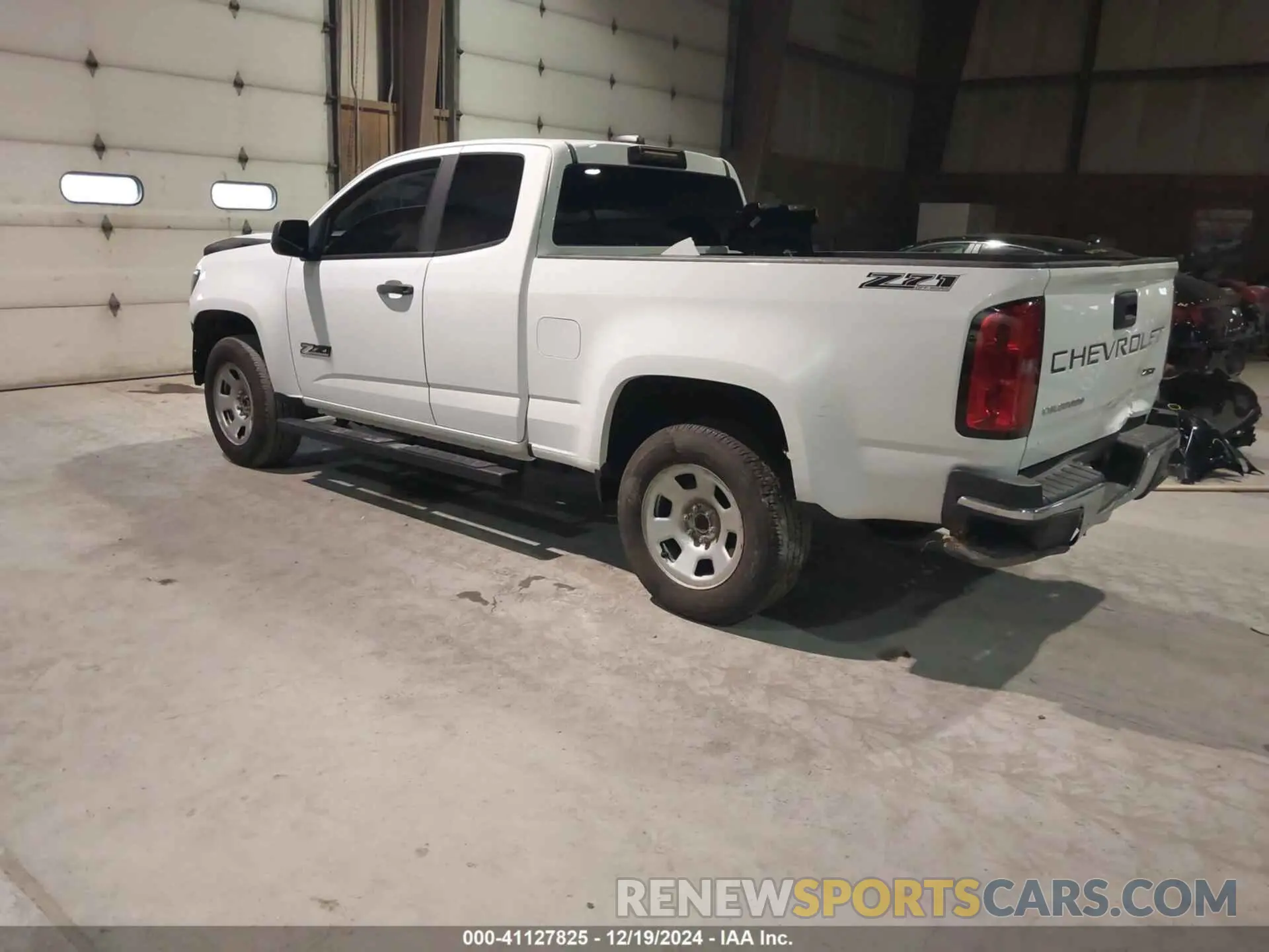 3 fotografías del automóvil dañado 1GCHSBEA3M1236023 CHEVROLET COLORADO 2021