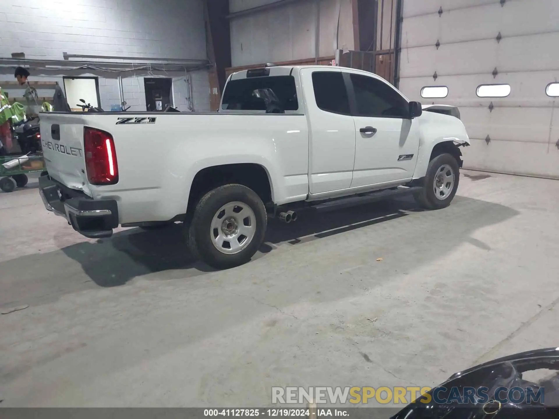 4 fotografías del automóvil dañado 1GCHSBEA3M1236023 CHEVROLET COLORADO 2021
