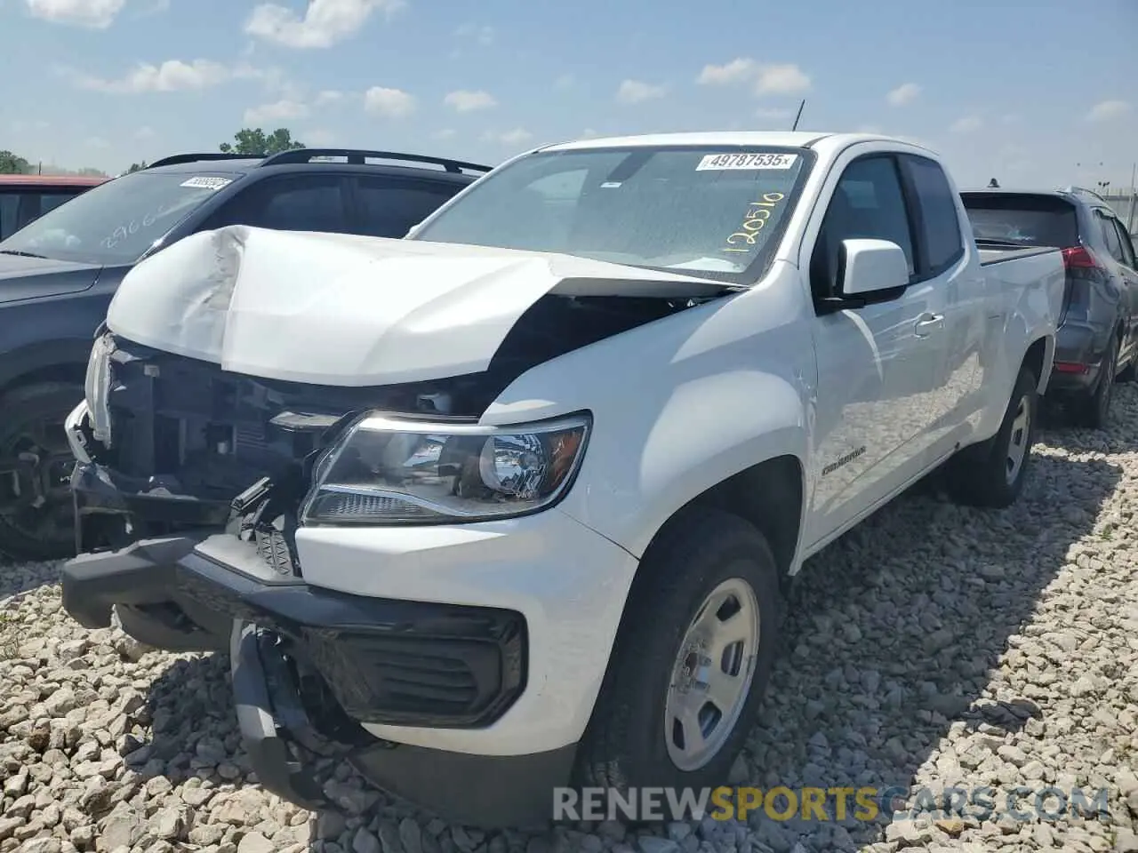 1 fotografías del automóvil dañado 1GCHSBEA4M1120510 CHEVROLET COLORADO 2021