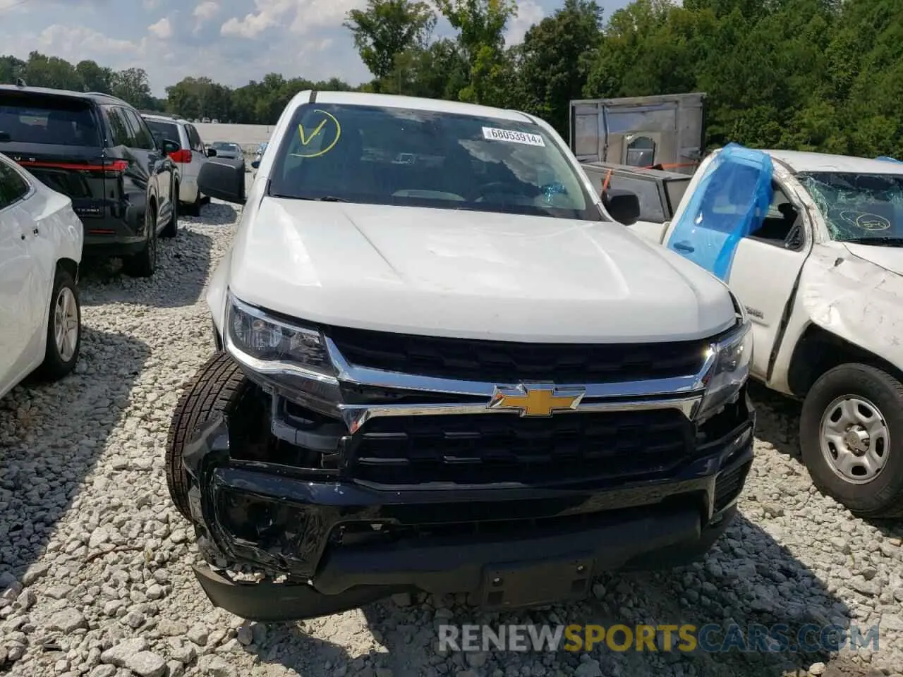 5 fotografías del automóvil dañado 1GCHSBEA5M1123934 CHEVROLET COLORADO 2021