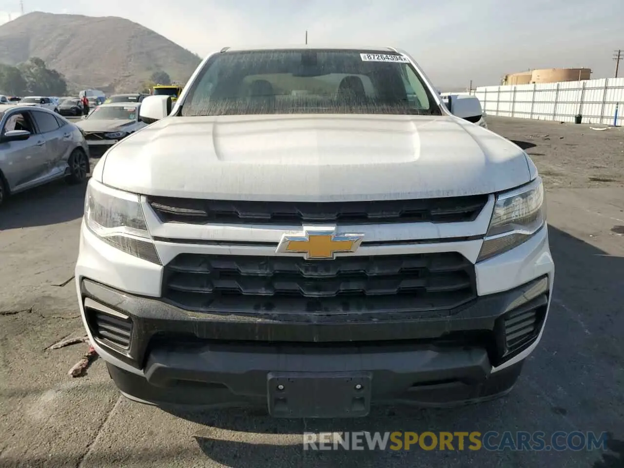 5 fotografías del automóvil dañado 1GCHSBEA5M1253048 CHEVROLET COLORADO 2021