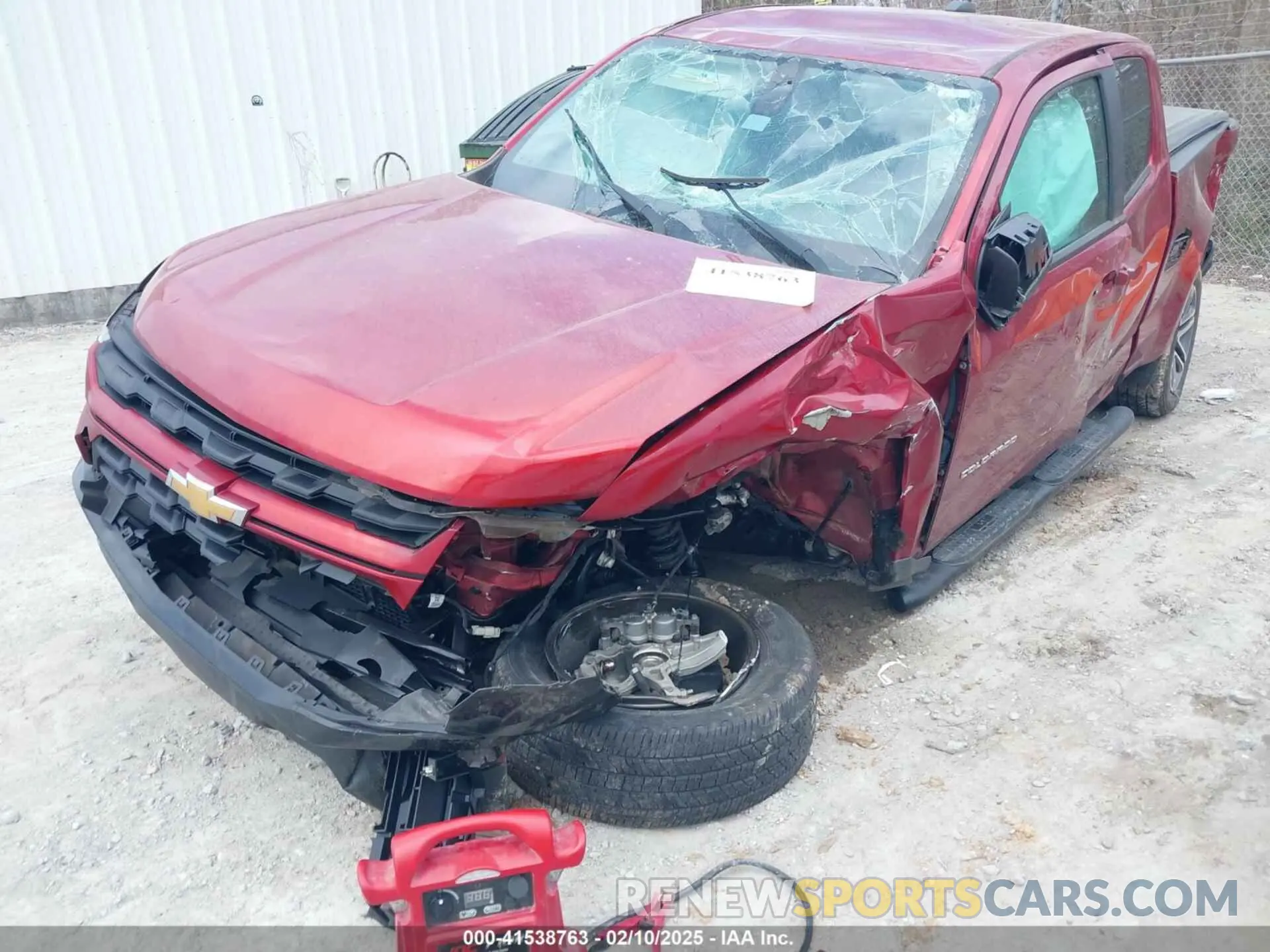 6 fotografías del automóvil dañado 1GCHSBEA7M1120548 CHEVROLET COLORADO 2021