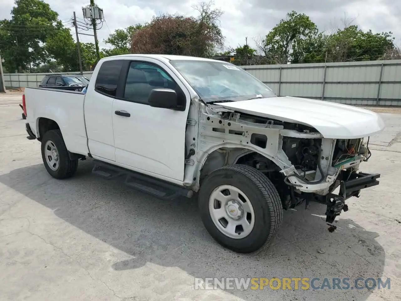 4 fotografías del automóvil dañado 1GCHSBEN2M1236355 CHEVROLET COLORADO 2021