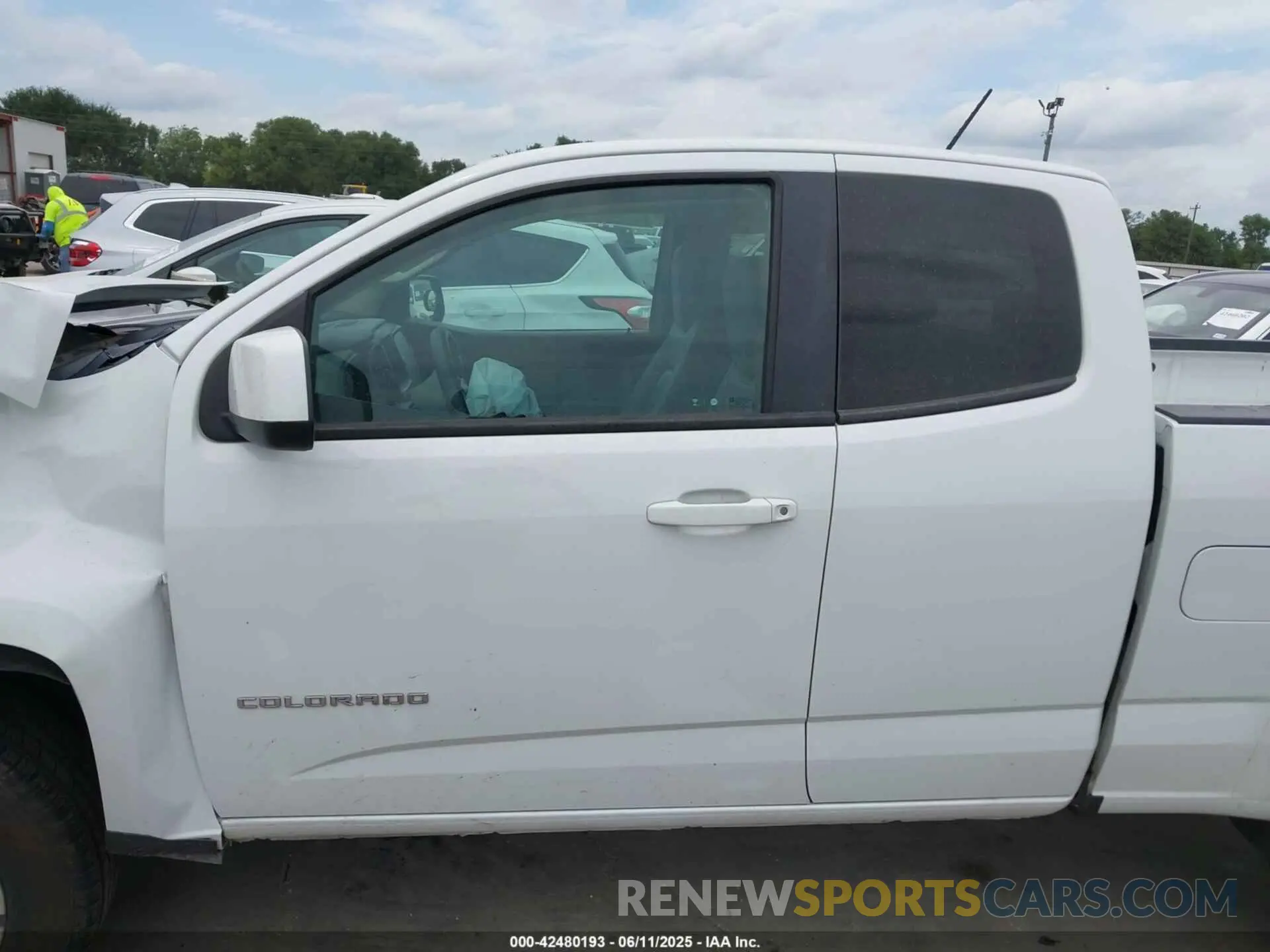 14 fotografías del automóvil dañado 1GCHSBEN7M1139913 CHEVROLET COLORADO 2021