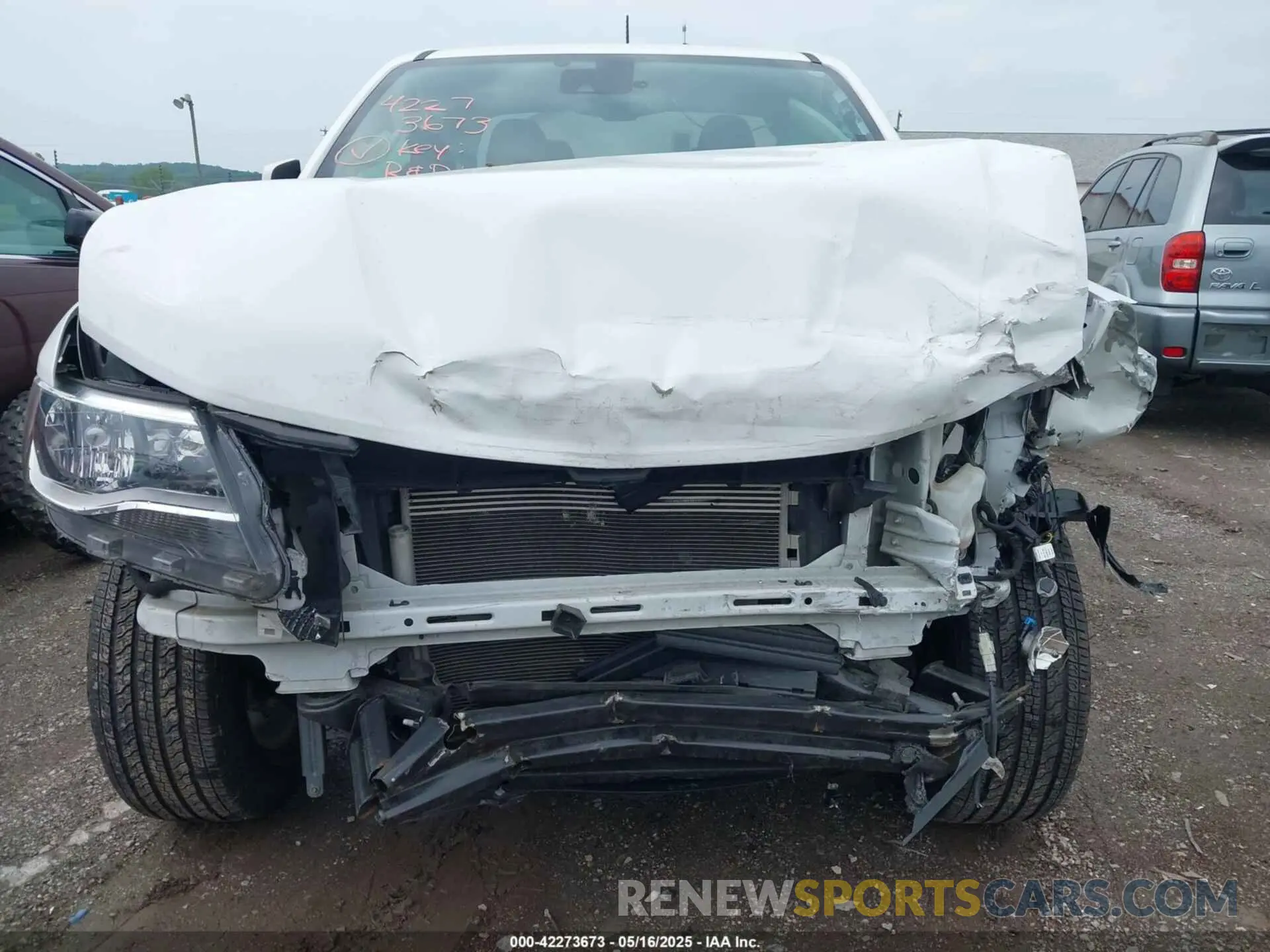12 fotografías del automóvil dañado 1GCHSCEA0M1203146 CHEVROLET COLORADO 2021