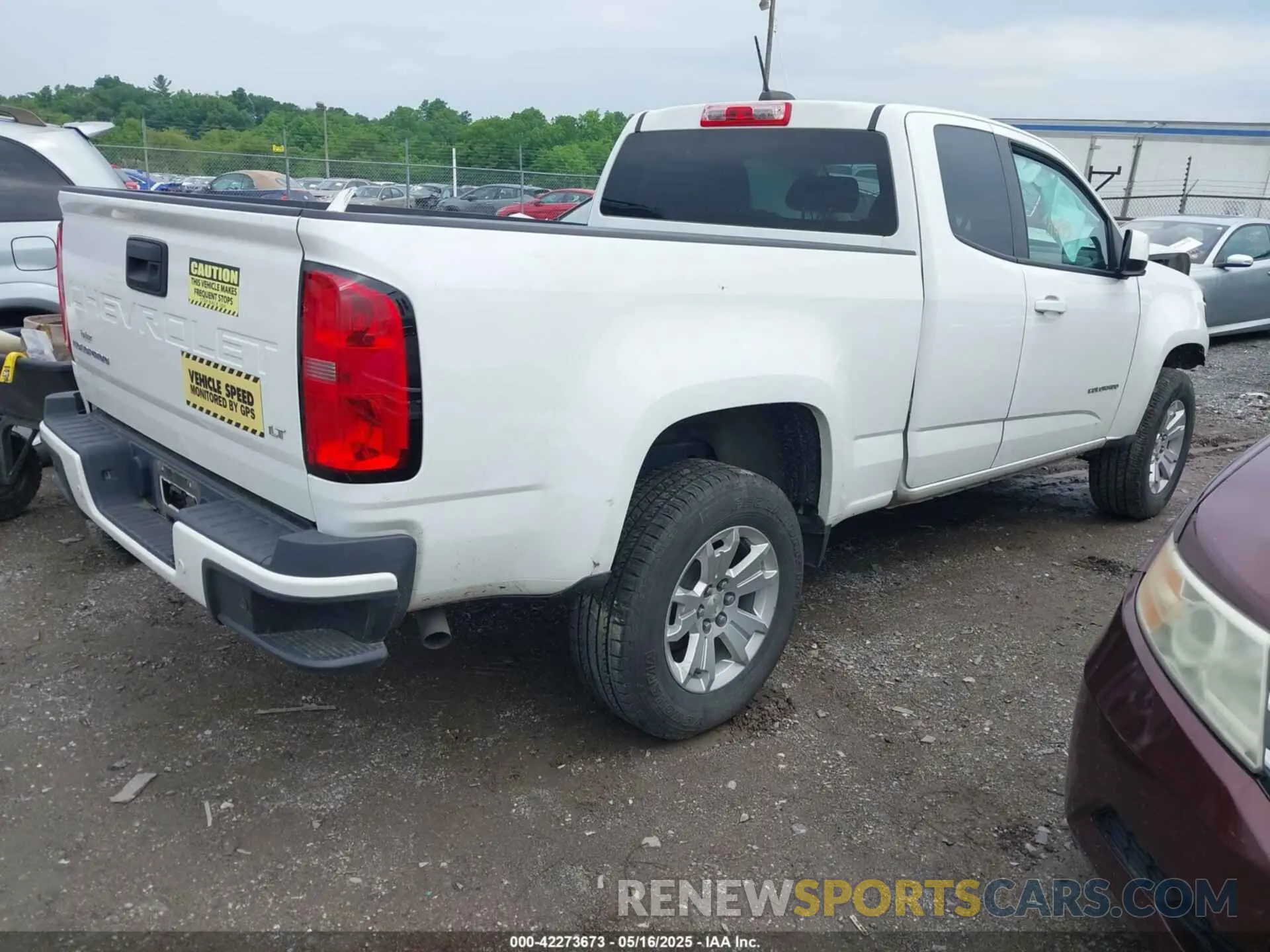 4 fotografías del automóvil dañado 1GCHSCEA0M1203146 CHEVROLET COLORADO 2021