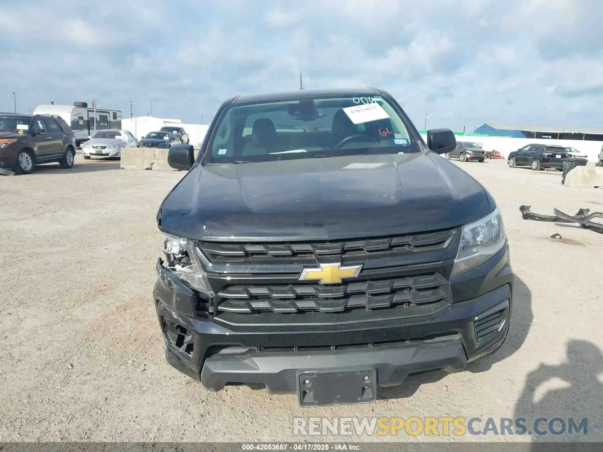 12 fotografías del automóvil dañado 1GCHSCEA4M1280067 CHEVROLET COLORADO 2021