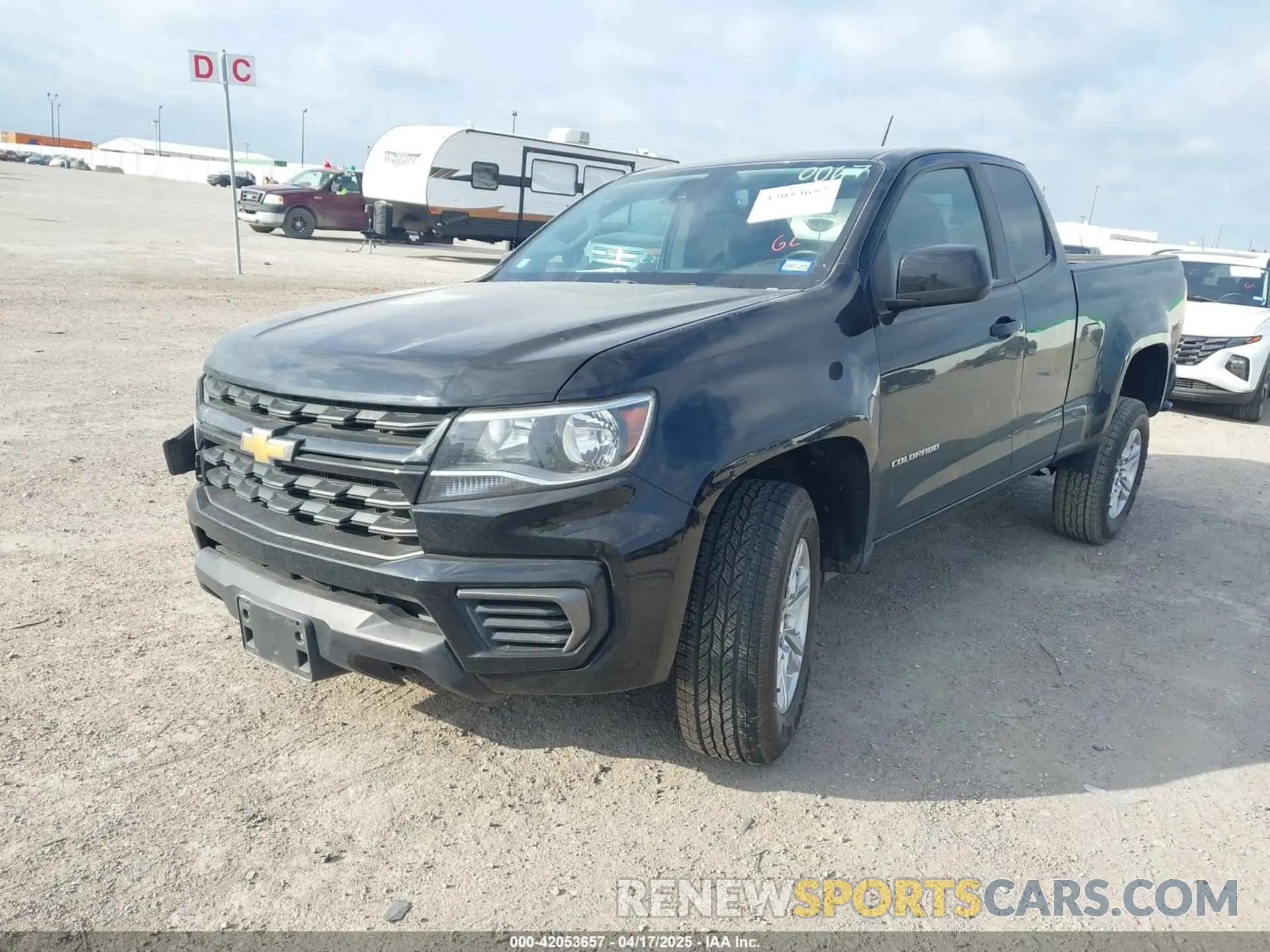 2 fotografías del automóvil dañado 1GCHSCEA4M1280067 CHEVROLET COLORADO 2021