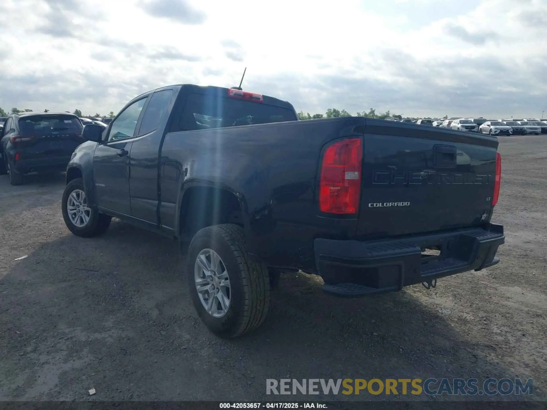 3 fotografías del automóvil dañado 1GCHSCEA4M1280067 CHEVROLET COLORADO 2021