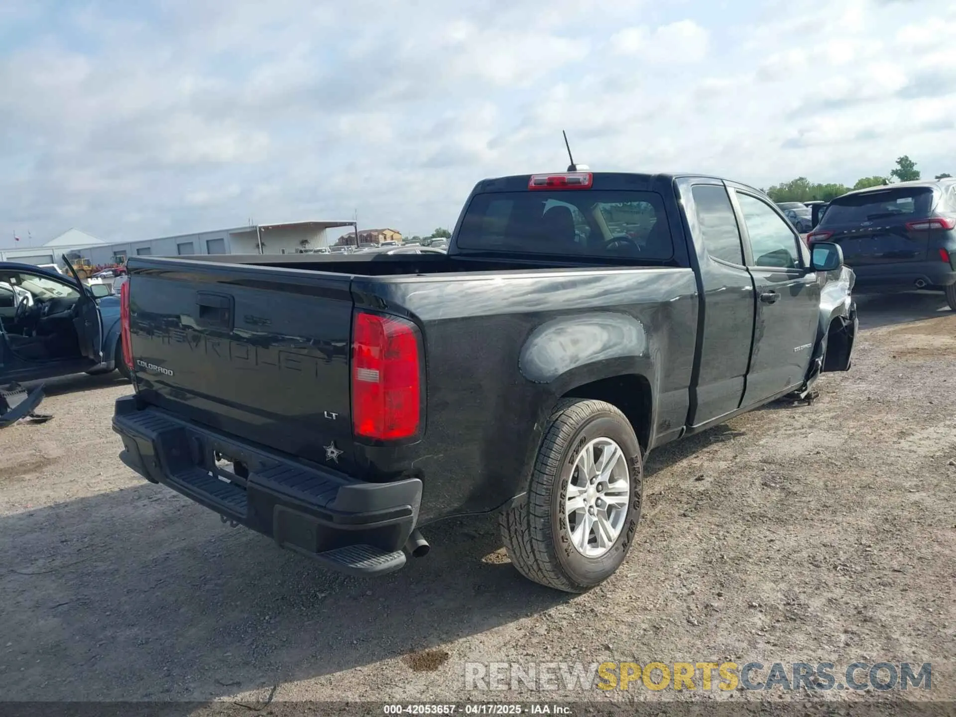 4 fotografías del automóvil dañado 1GCHSCEA4M1280067 CHEVROLET COLORADO 2021