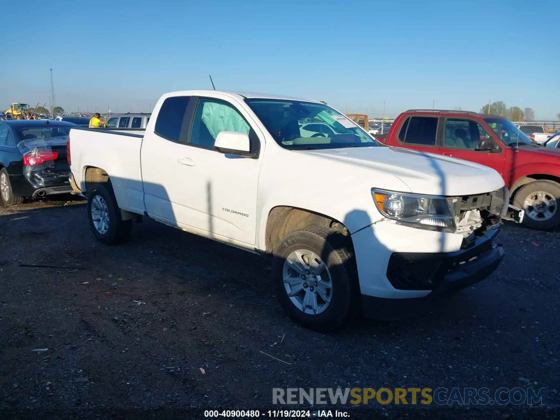 1 fotografías del automóvil dañado 1GCHSCEA4M1287200 CHEVROLET COLORADO 2021