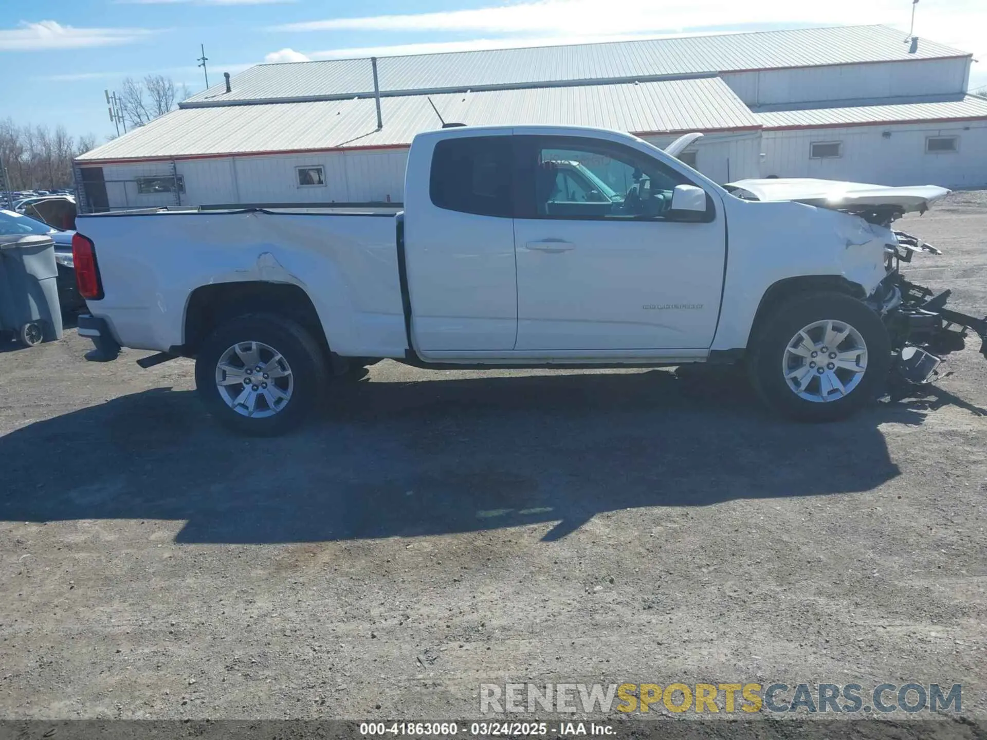 13 fotografías del automóvil dañado 1GCHSCEA5M1202221 CHEVROLET COLORADO 2021
