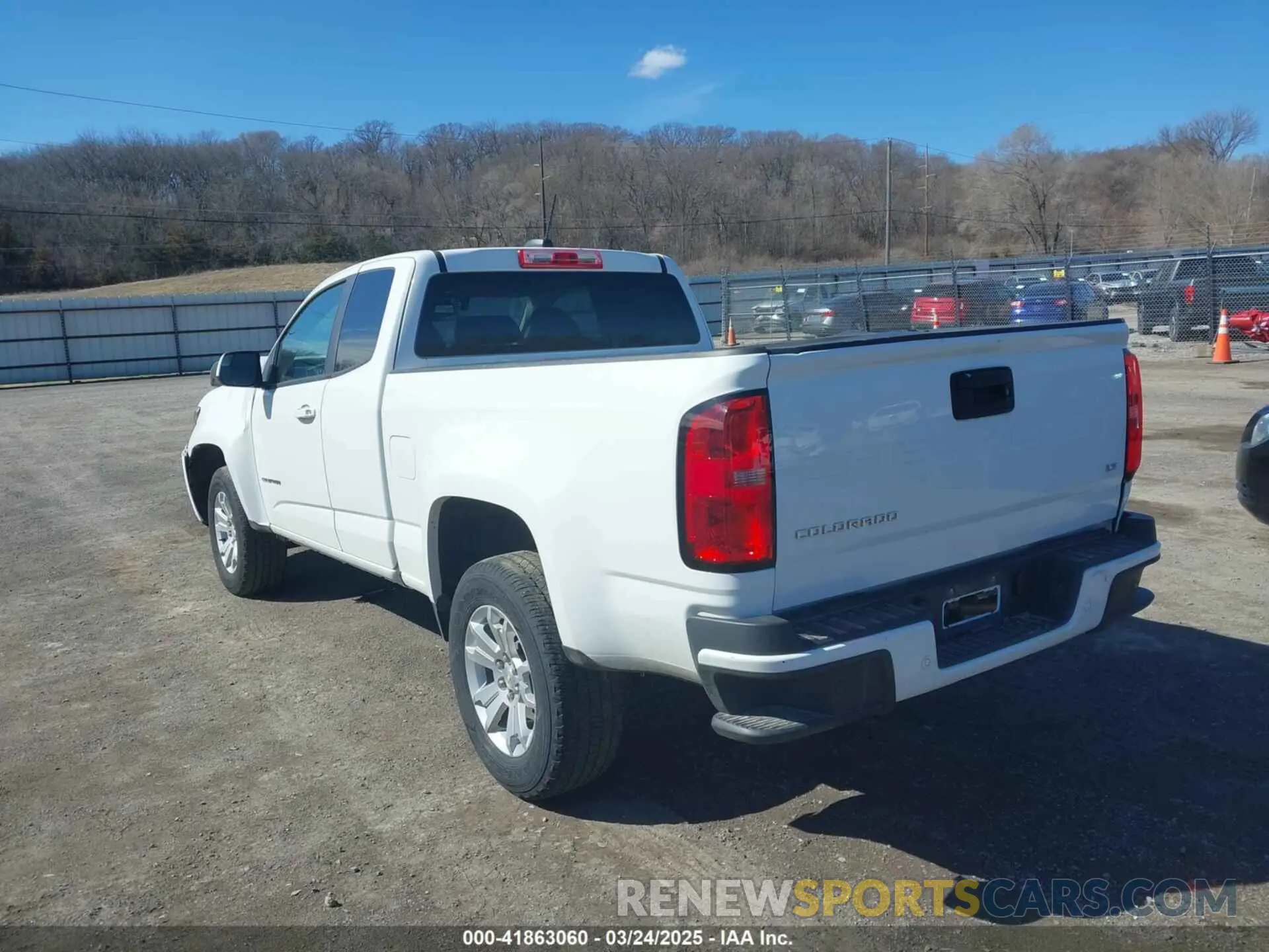 3 fotografías del automóvil dañado 1GCHSCEA5M1202221 CHEVROLET COLORADO 2021