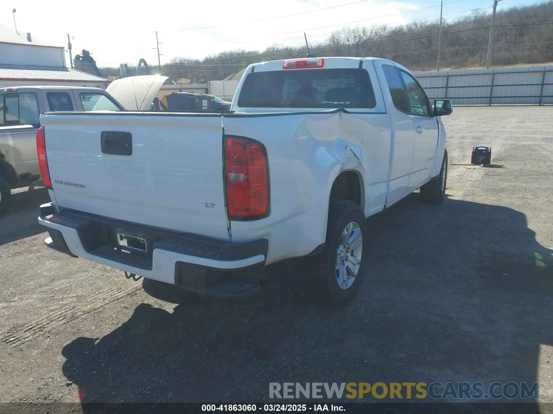 4 fotografías del automóvil dañado 1GCHSCEA5M1202221 CHEVROLET COLORADO 2021