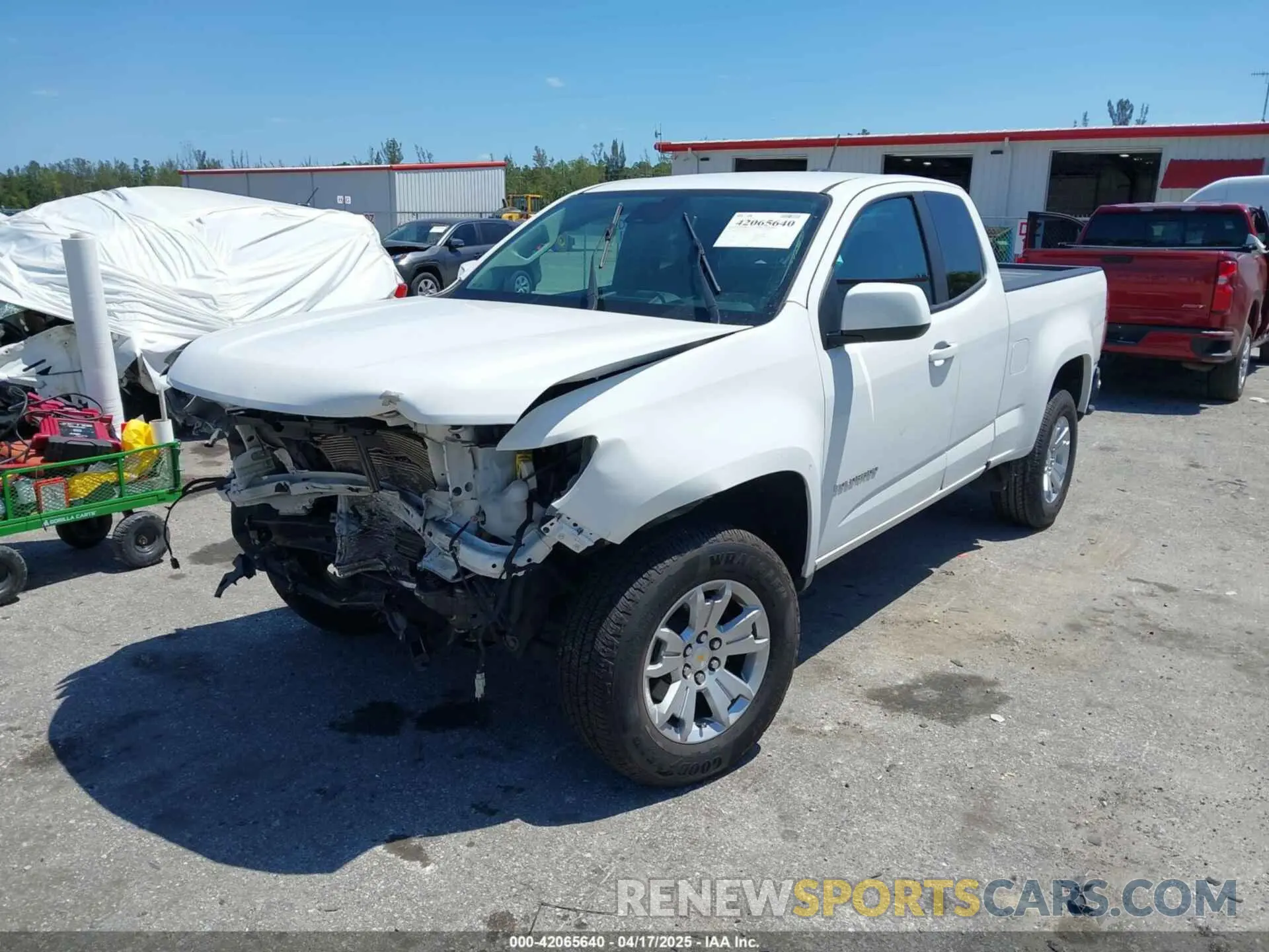 16 fotografías del automóvil dañado 1GCHSCEA5M1247241 CHEVROLET COLORADO 2021