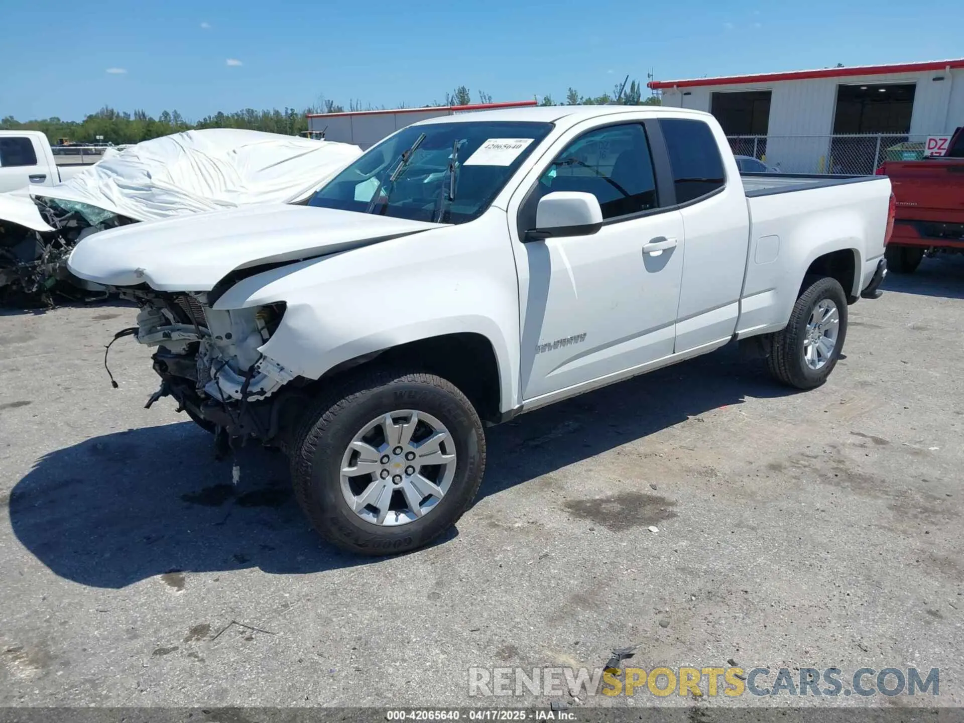 2 fotografías del automóvil dañado 1GCHSCEA5M1247241 CHEVROLET COLORADO 2021