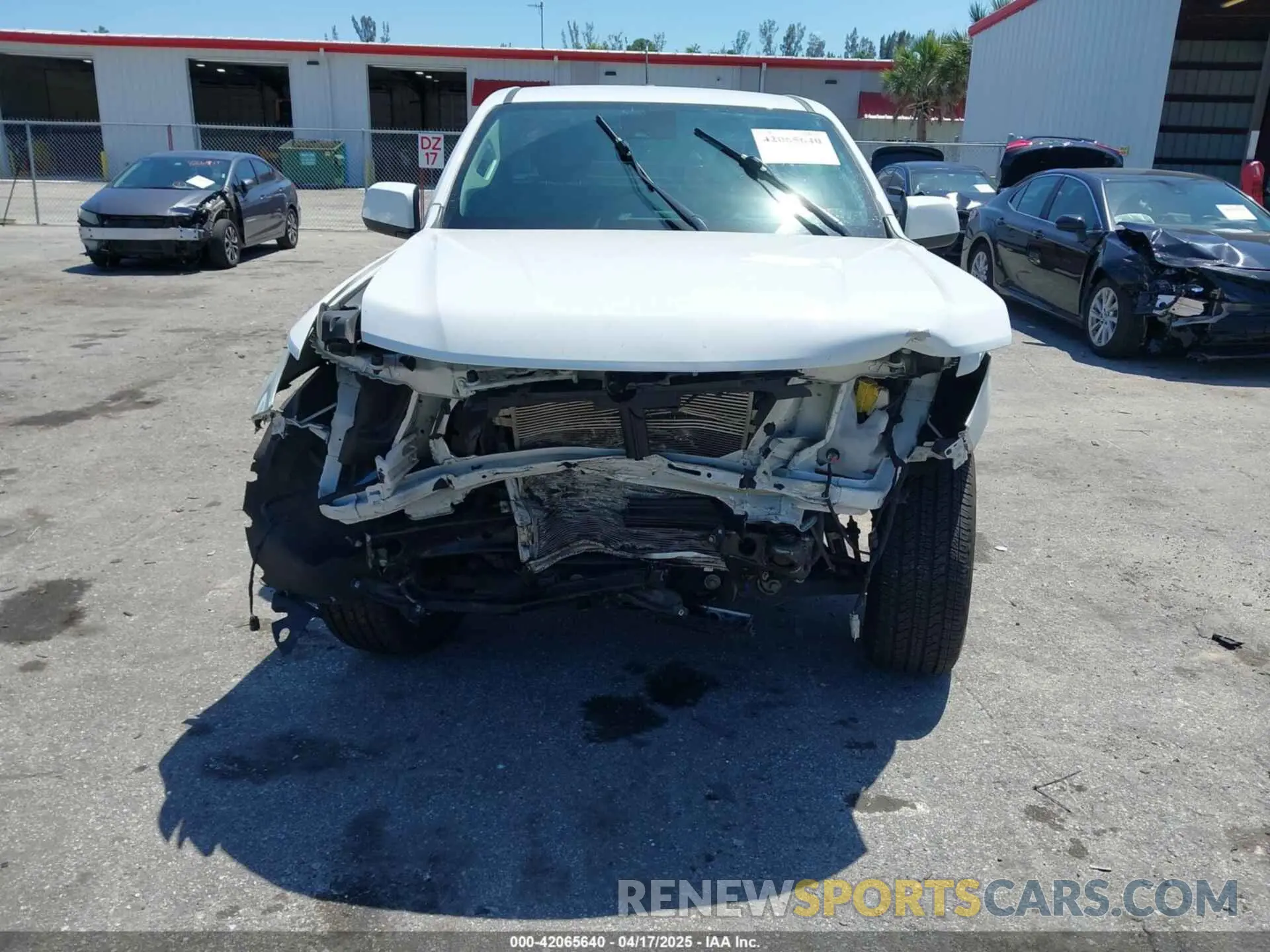 6 fotografías del automóvil dañado 1GCHSCEA5M1247241 CHEVROLET COLORADO 2021